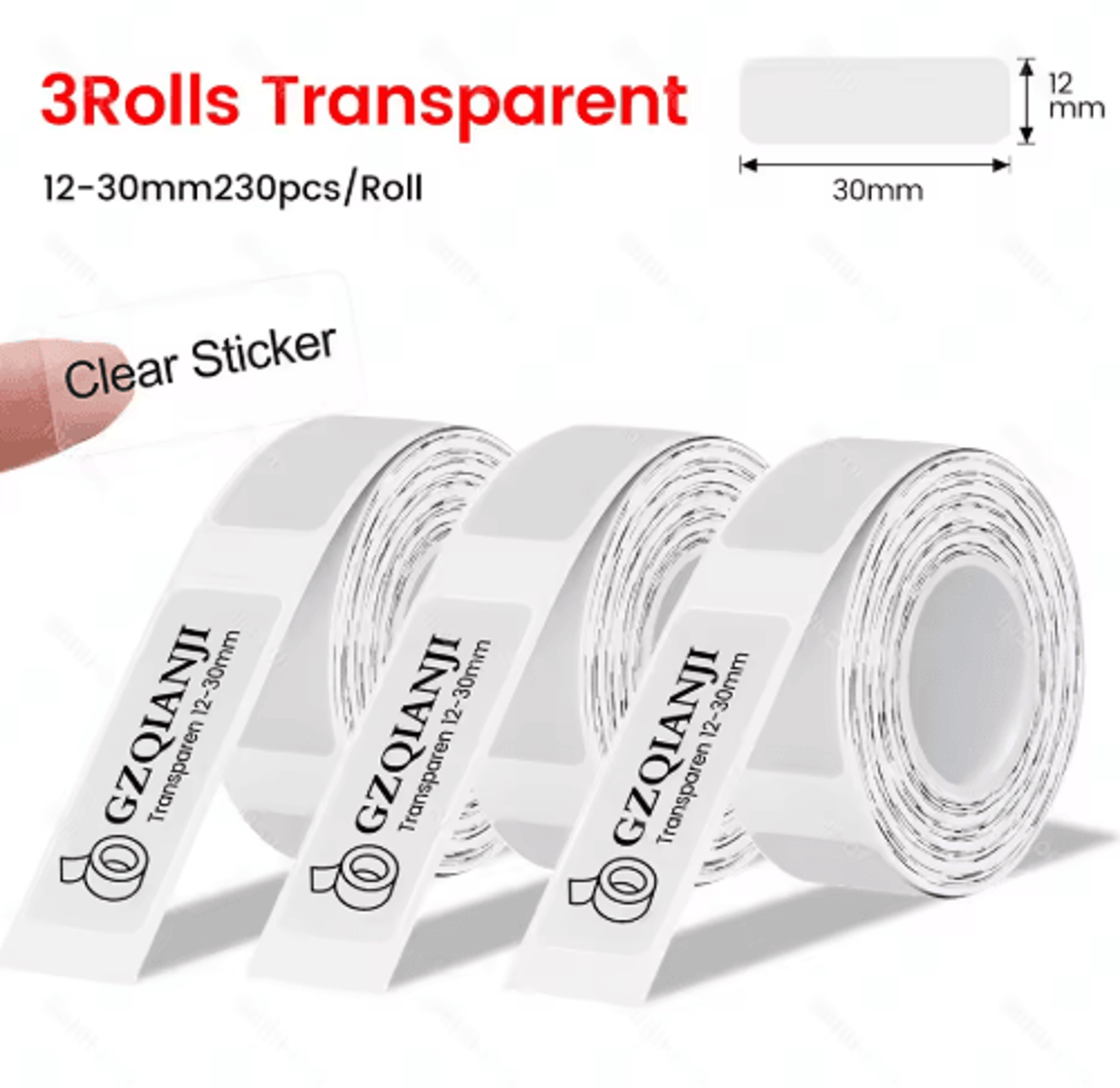 Y12 Portable Bluetooth Thermal Label Printer  Wireless Sticker Maker With Label Roll Options 8