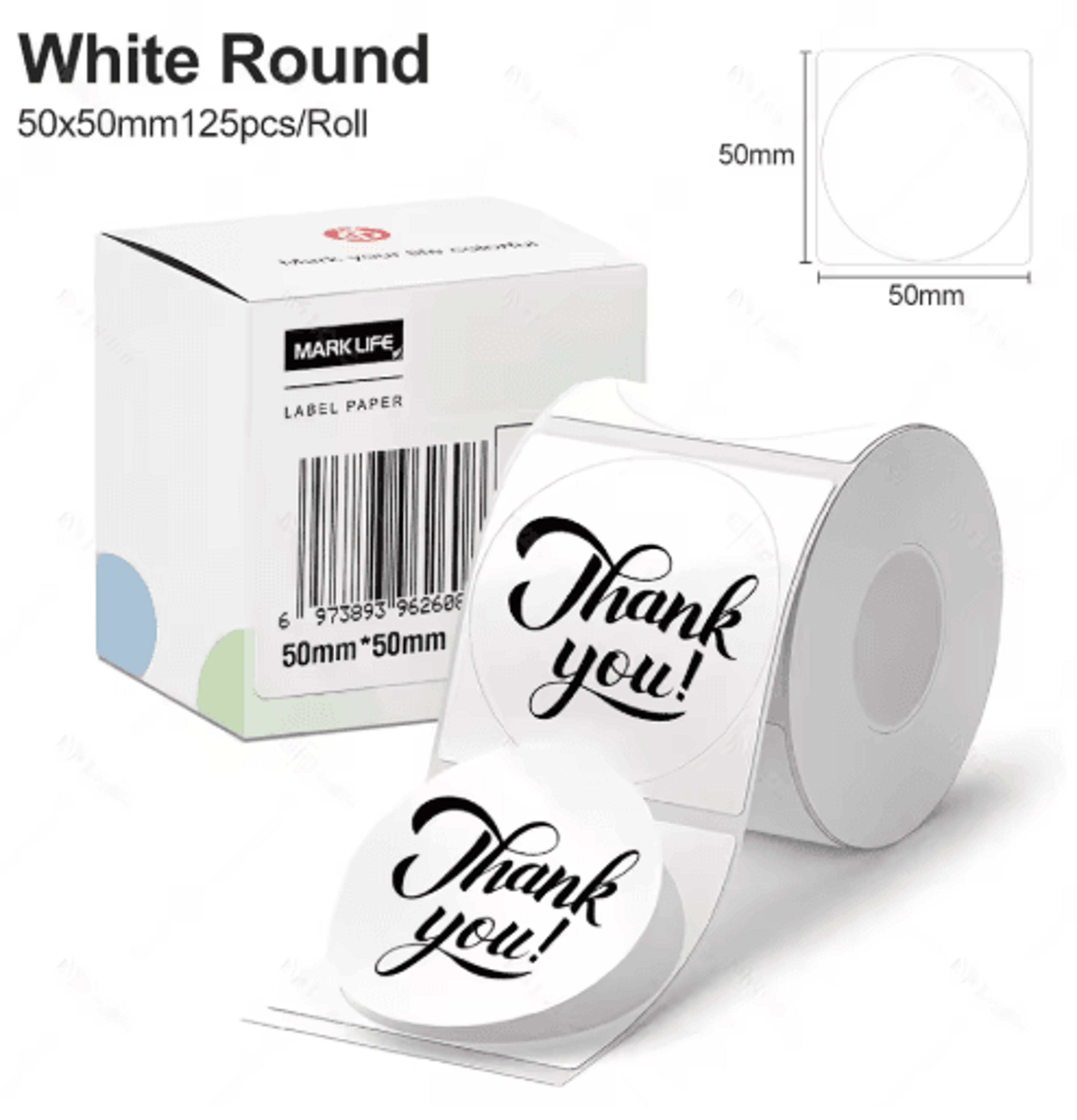 Portable Thermal Label Printer  2Inch Sticker Maker With Label Paper Options 4