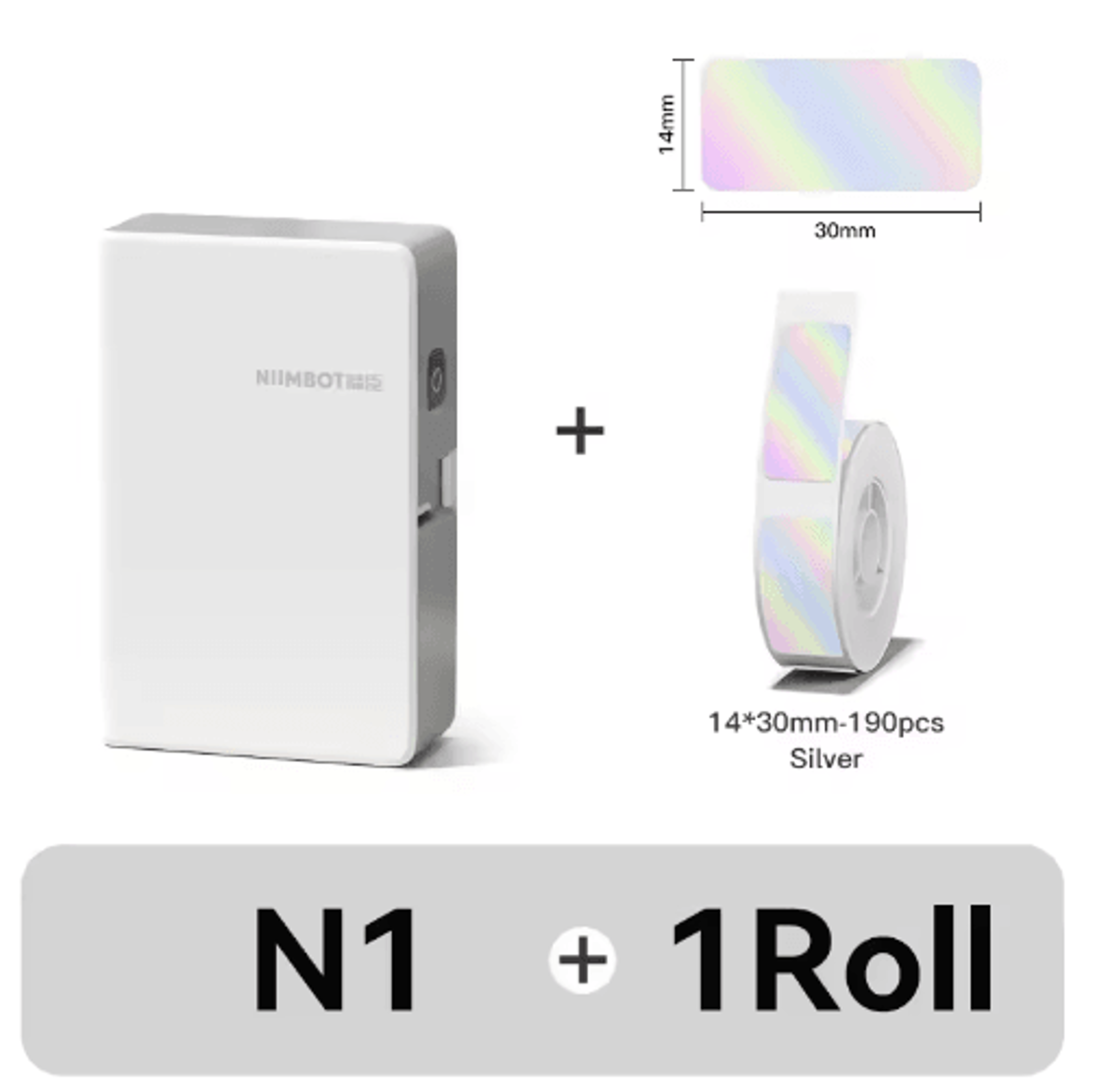 Mini Portable Thermal Transfer Label Printer  Pocket Sticker Maker With Durable Ribbon  PET Labels 11