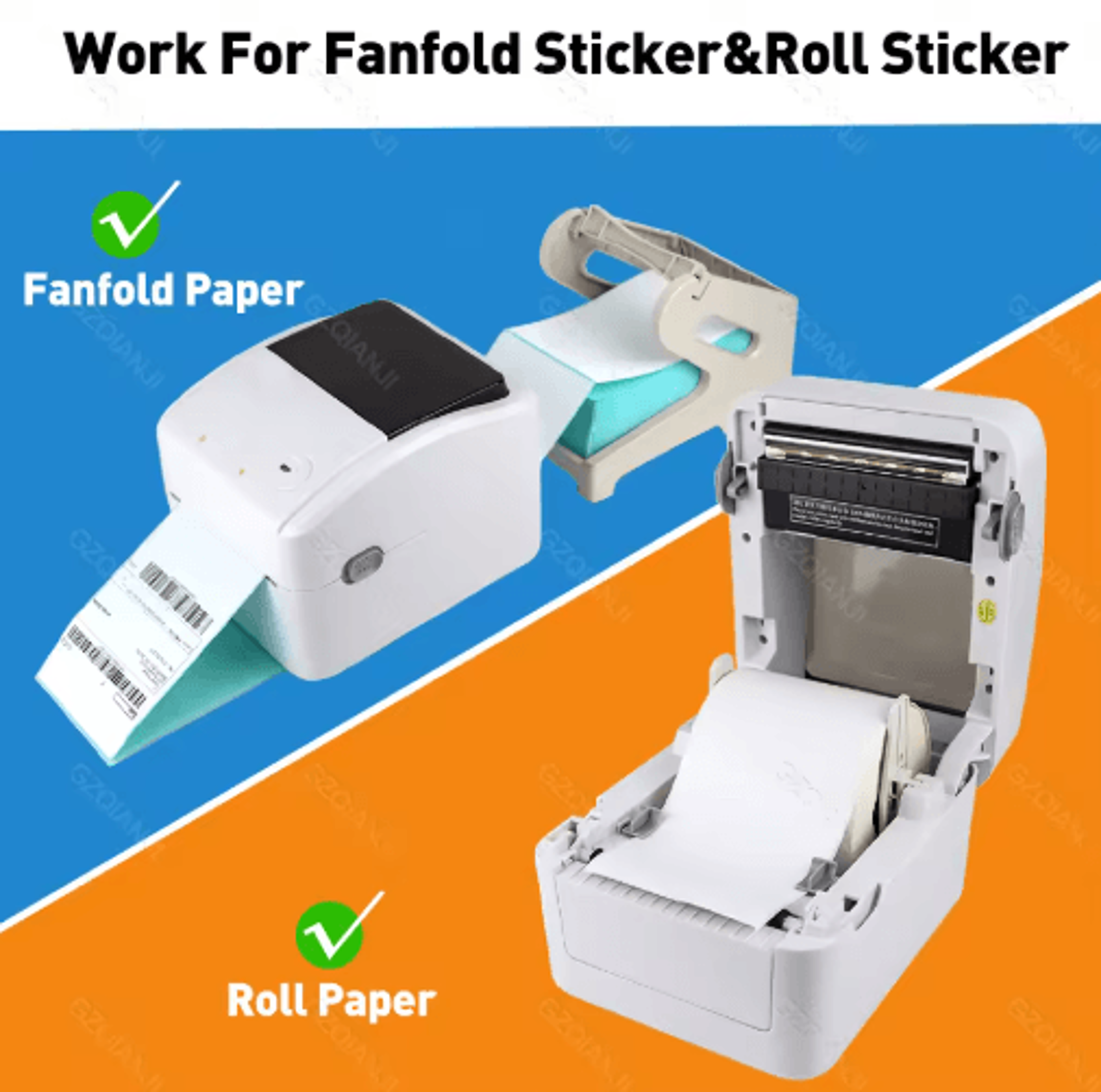 XPrinter 4Inch Thermal Shipping Label Printer  110mm USB WiFi  Ethernet Label Maker 6