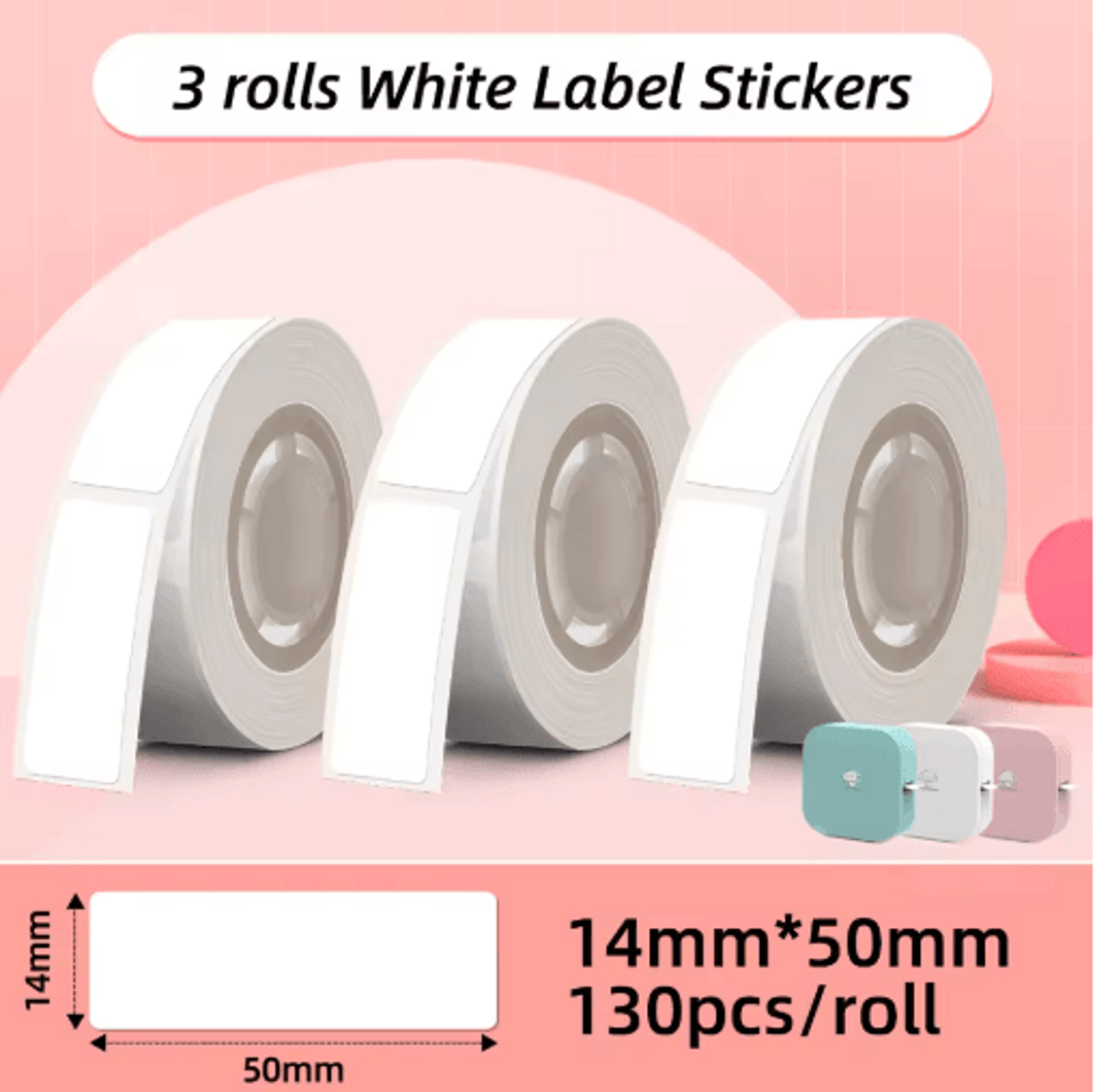 Mini Bluetooth Thermal Label Printer  Portable 615mm Sticker Label Maker 3