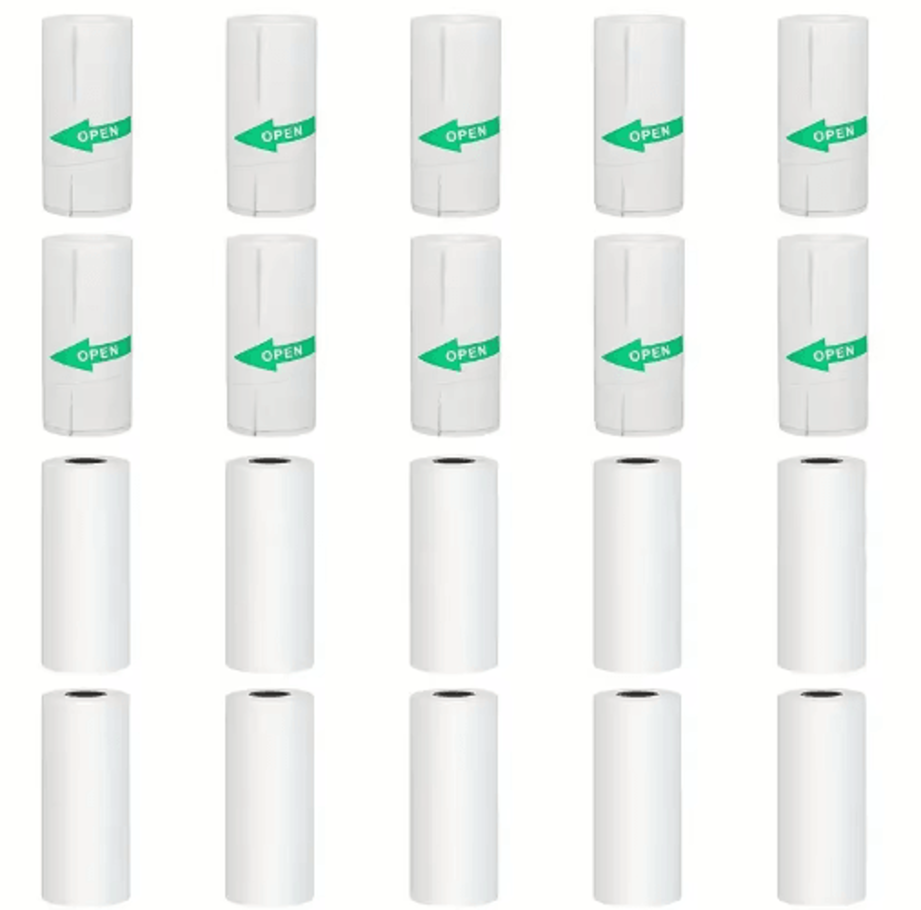 10 Rolls 57mm SelfAdhesive Thermal Printing Paper  White Sticker Paper For Mini Printers 5