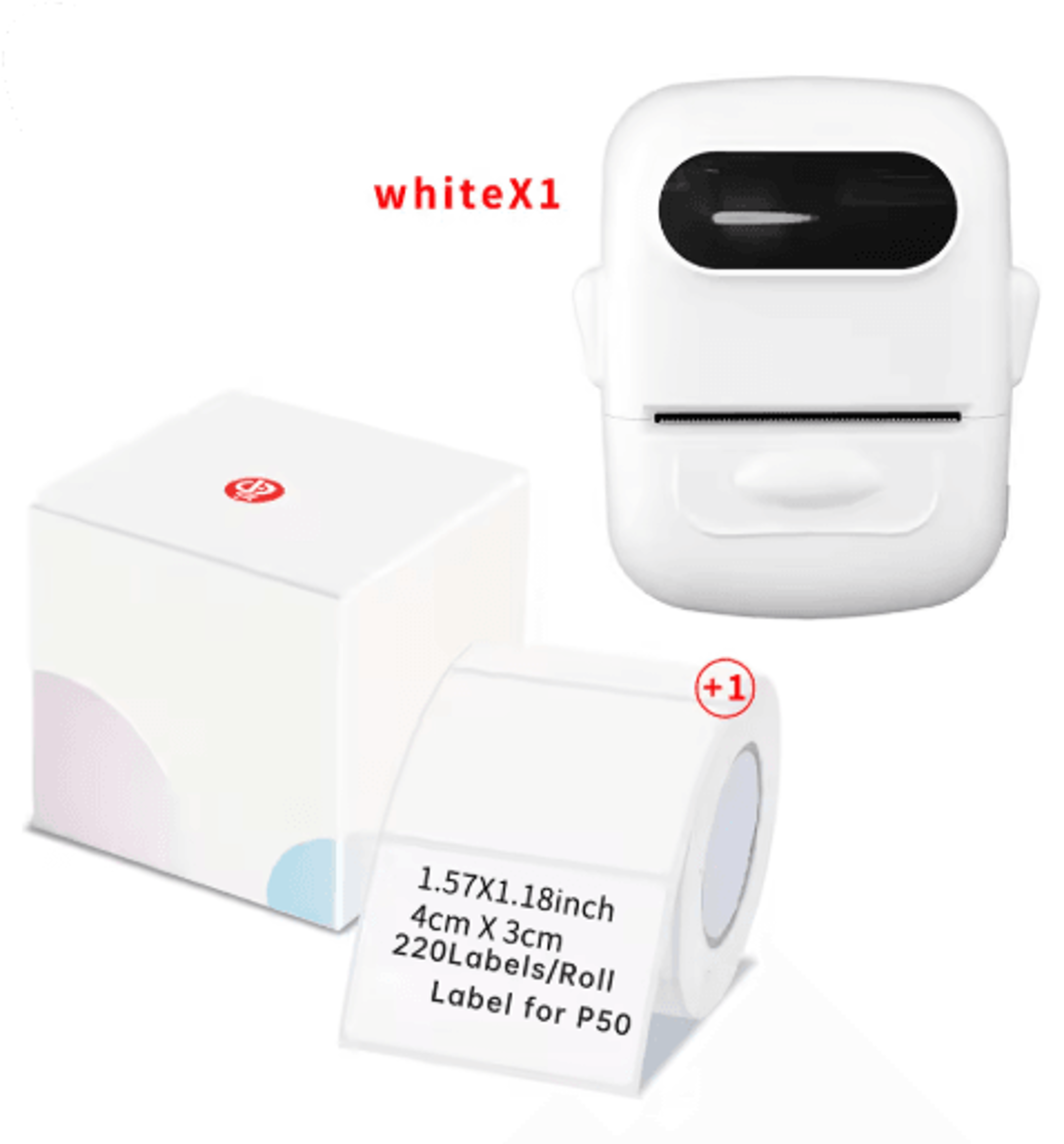 P50 Bluetooth Thermal Label Printer  Portable Waterproof Sticker Maker 10