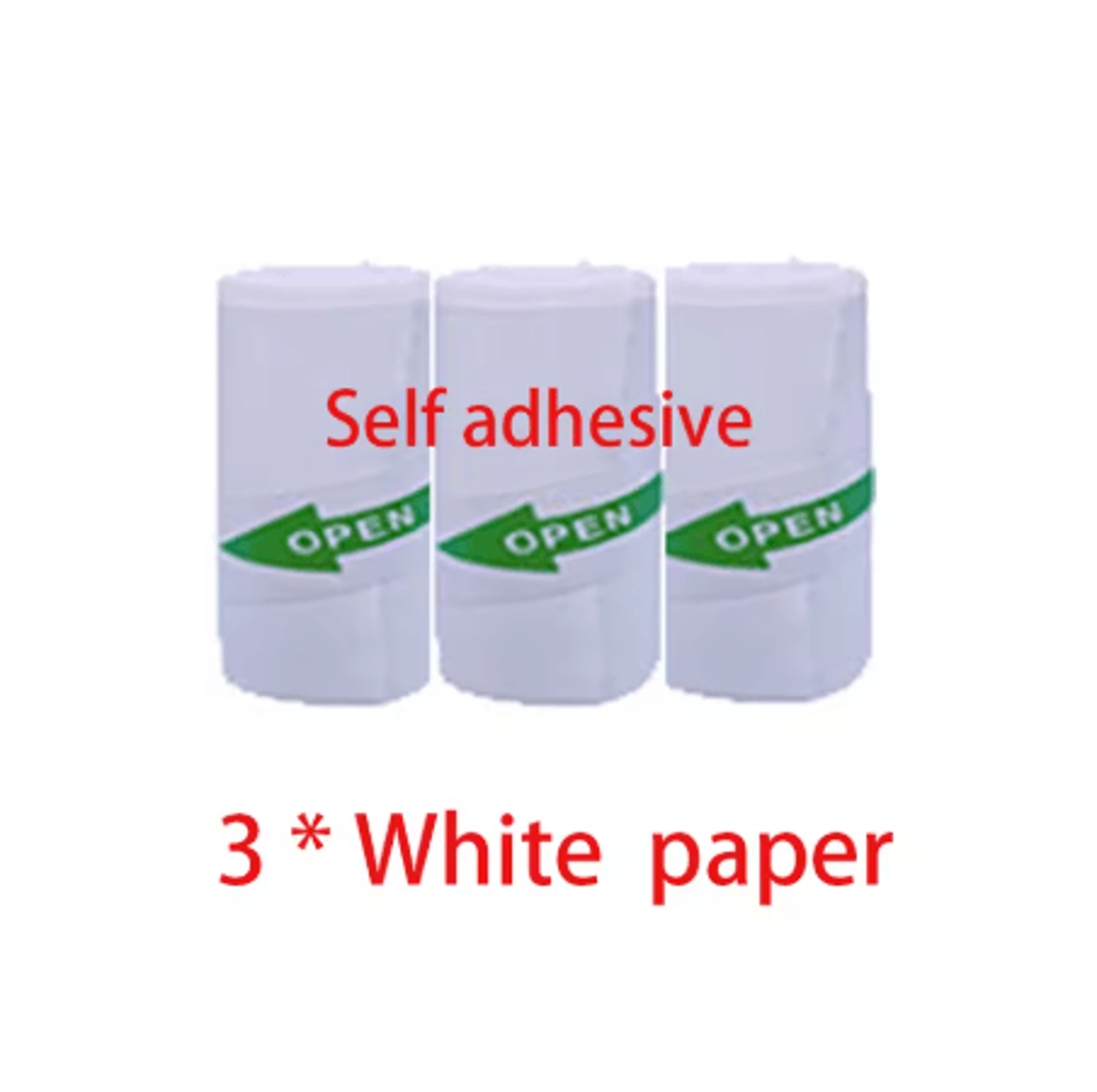 57mm SelfAdhesive Thermal Printer Paper  Inkless Sticker Paper For Mini Printers 8