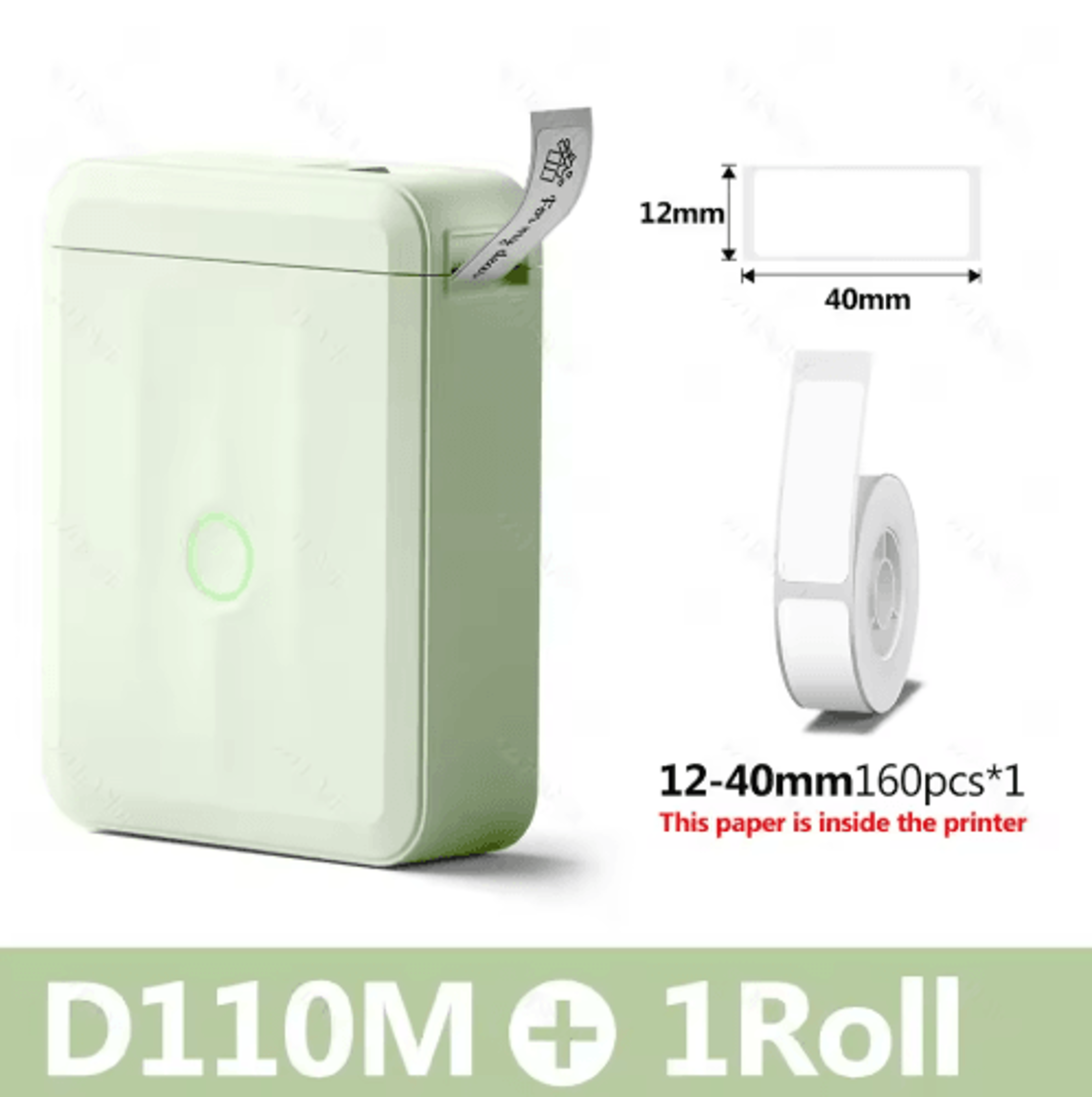 D110 Smart Portable Label Printer  Mini Thermal Sticker Maker For Home  Office 9