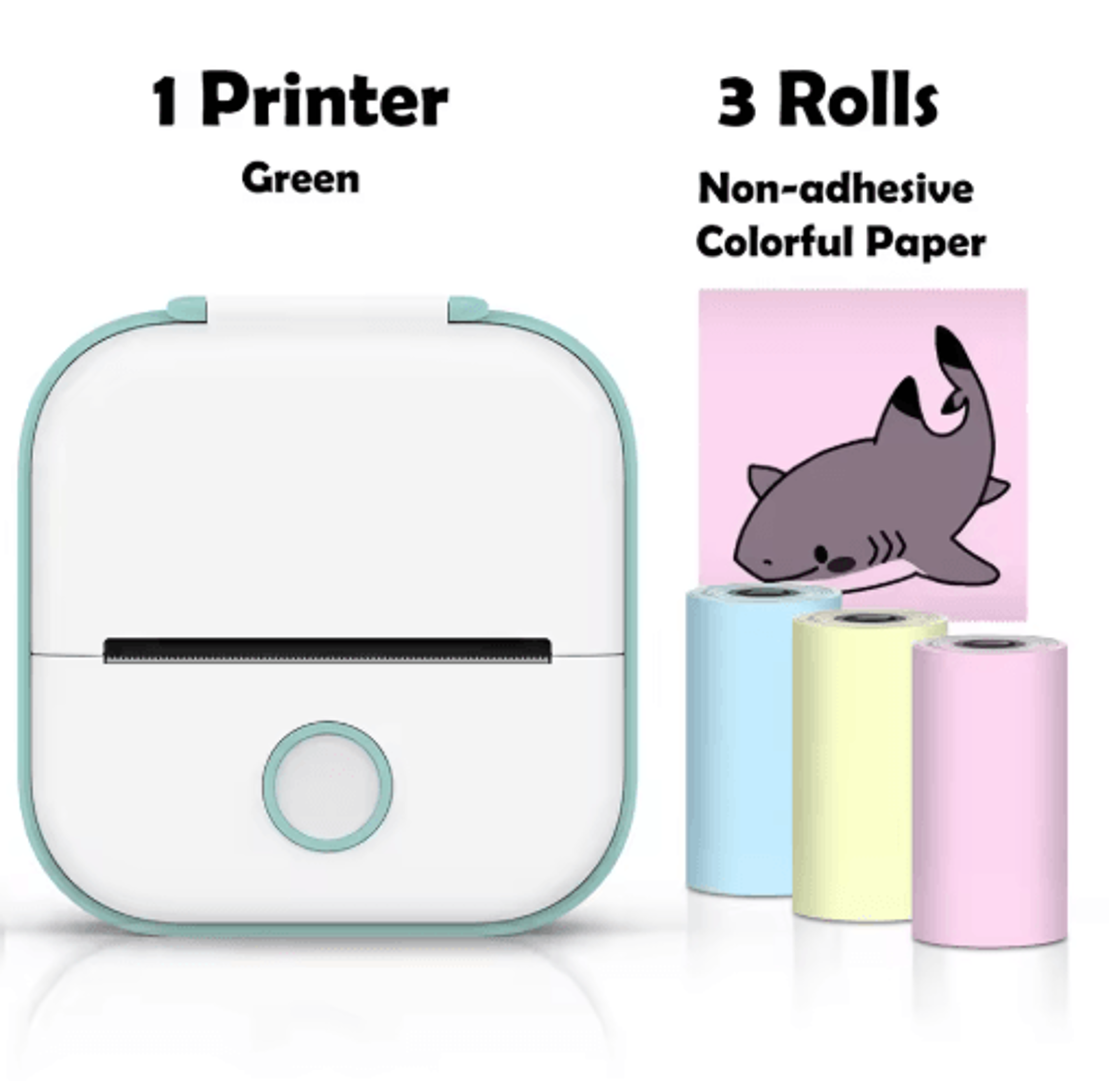 T02 Mini Portable Thermal Printer  Wireless Inkless Pocket Sticker Maker 2