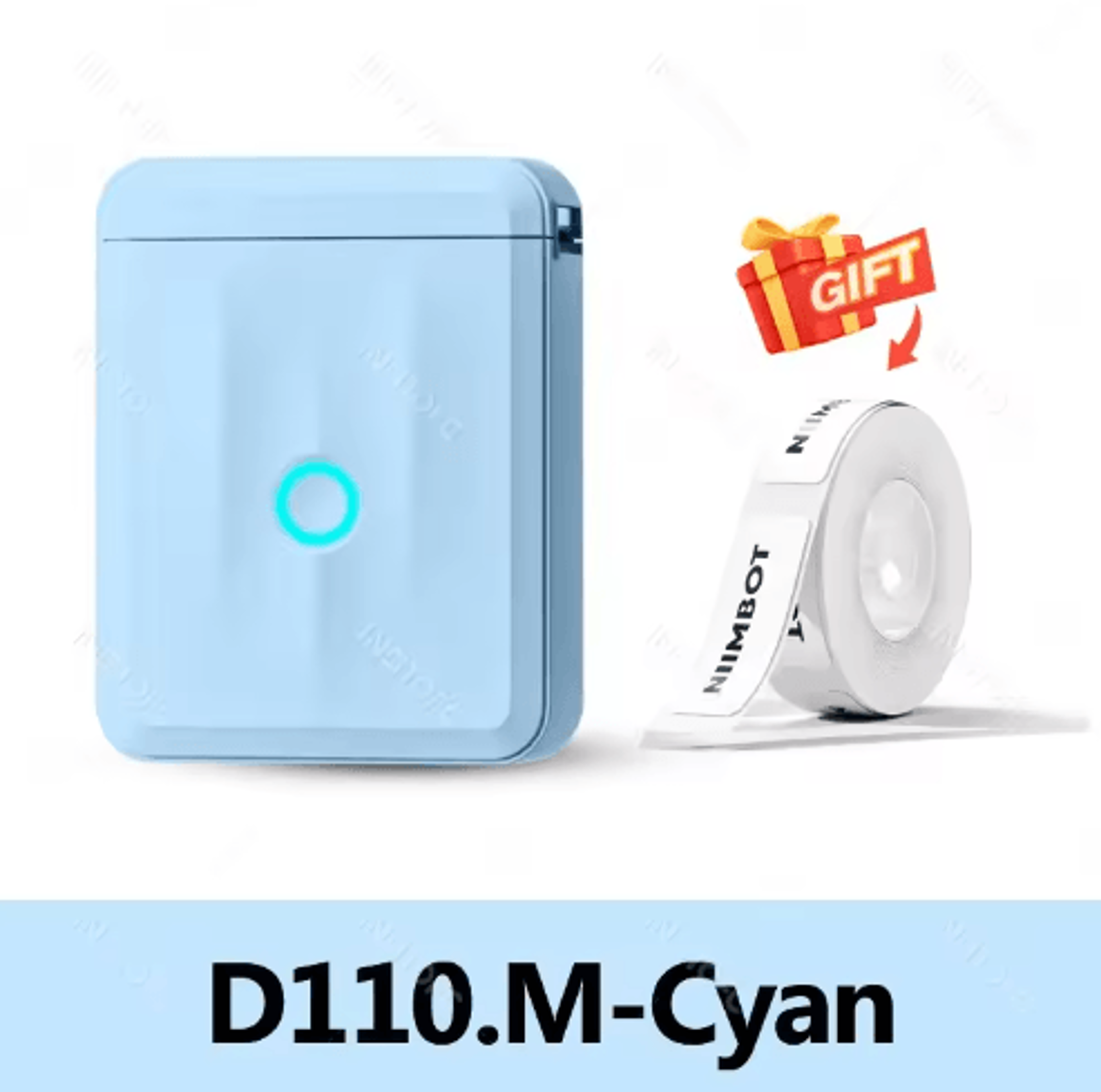 D110M Upgraded Thermal Label Printer  Mini Portable Smart Label Maker With Tape 3