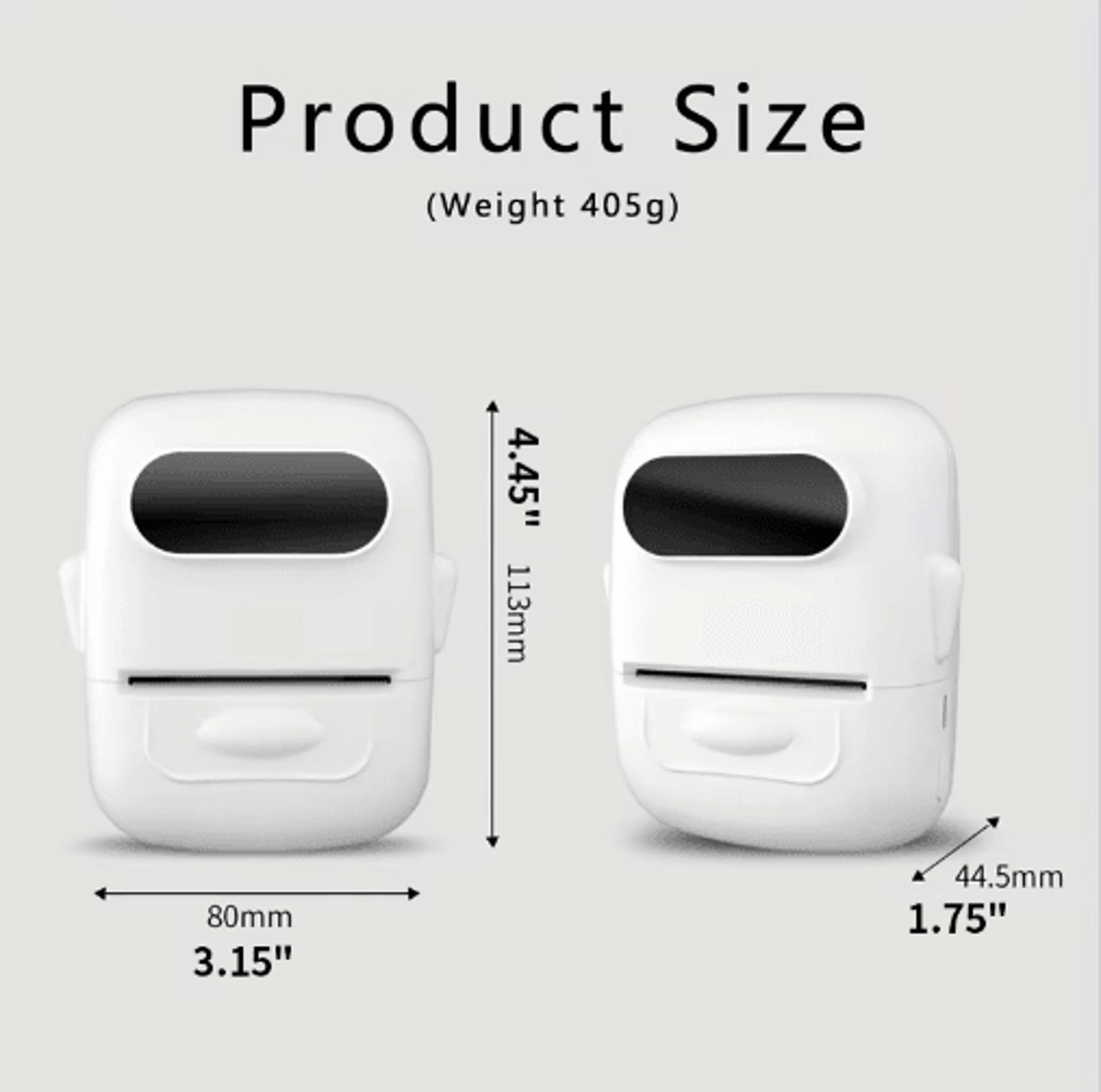 Mini Bluetooth Thermal Label Printer  Portable SelfAdhesive Sticker  Price Tag Maker 9