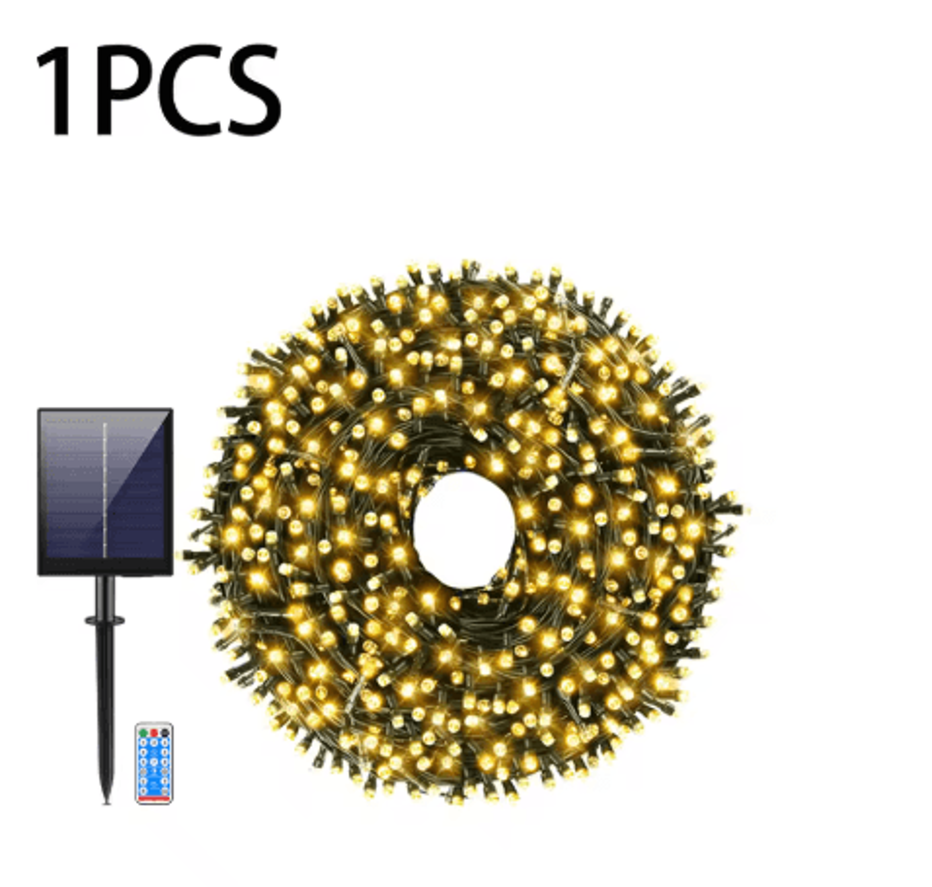 Solar LED Fairy String Lights  Waterproof 10100m Outdoor Garden  Christmas Lights 1