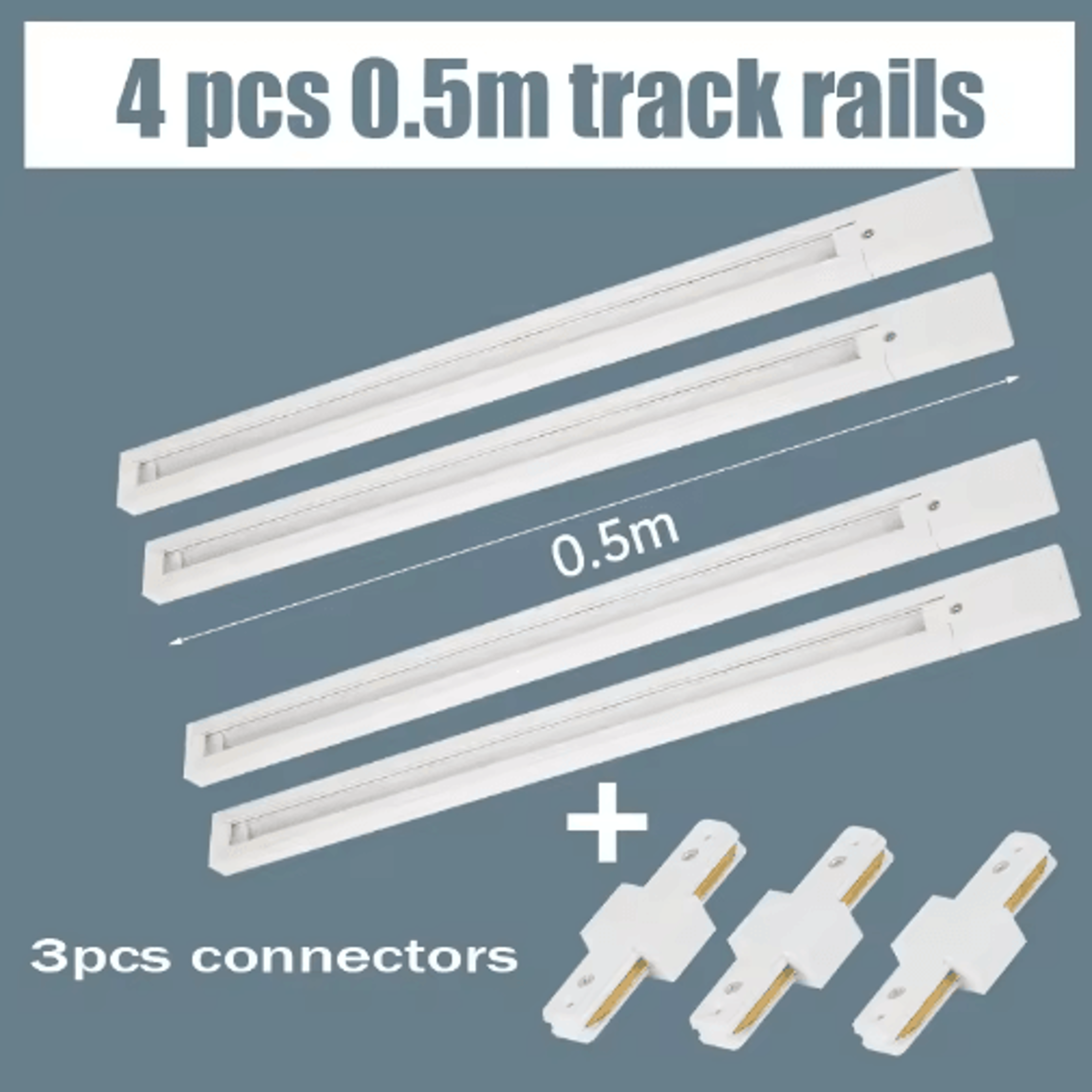 Stepless Dimmable LED Track Light  Adjustable Rail Spotlight For Home  Shop 4