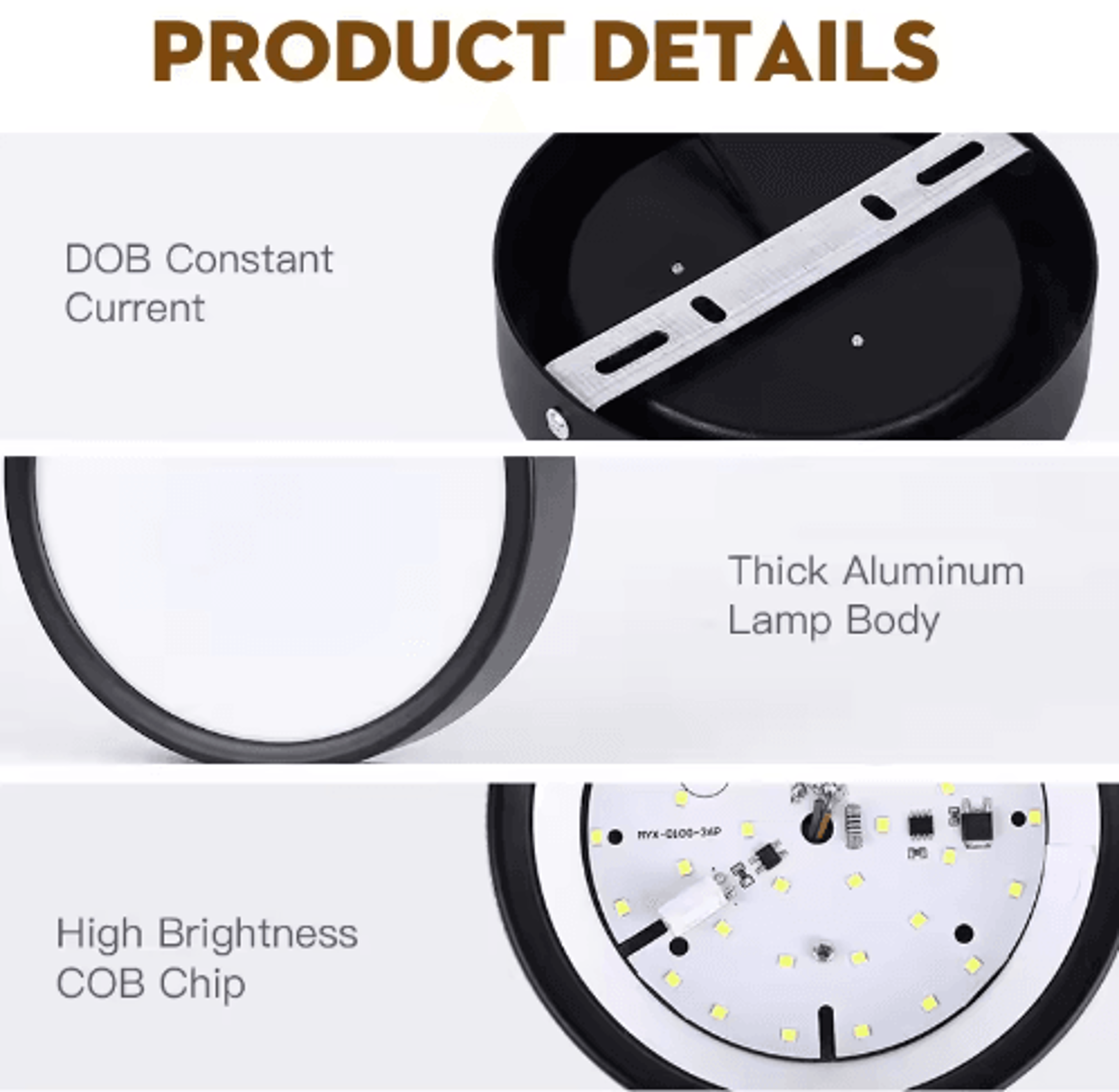 UltraThin LED Ceiling Spotlight  10W15W25W Surface Mounted Downlight 6
