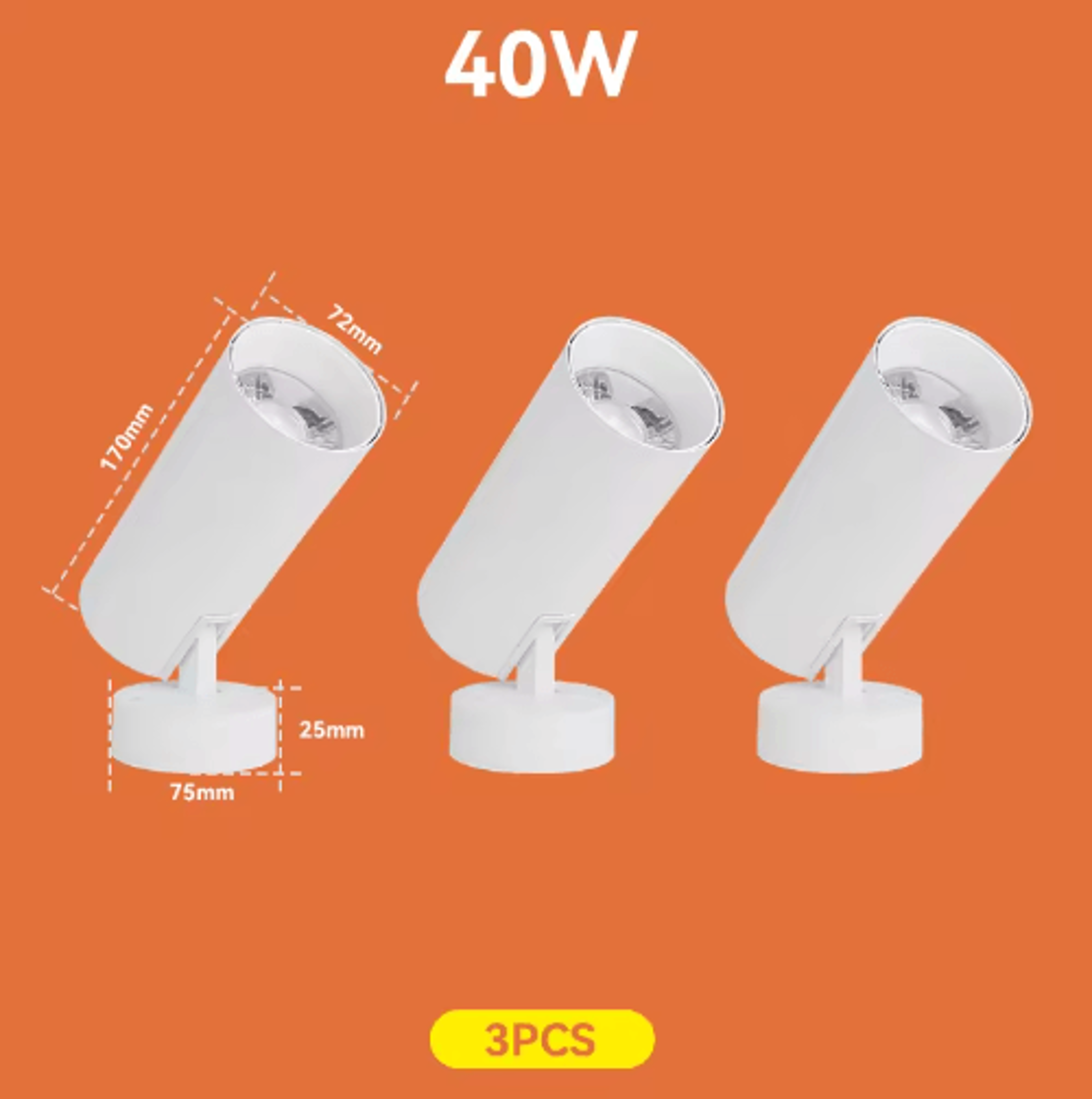 40W Foldable LED Ceiling Spotlight  220V Adjustable Downlight For Home 1