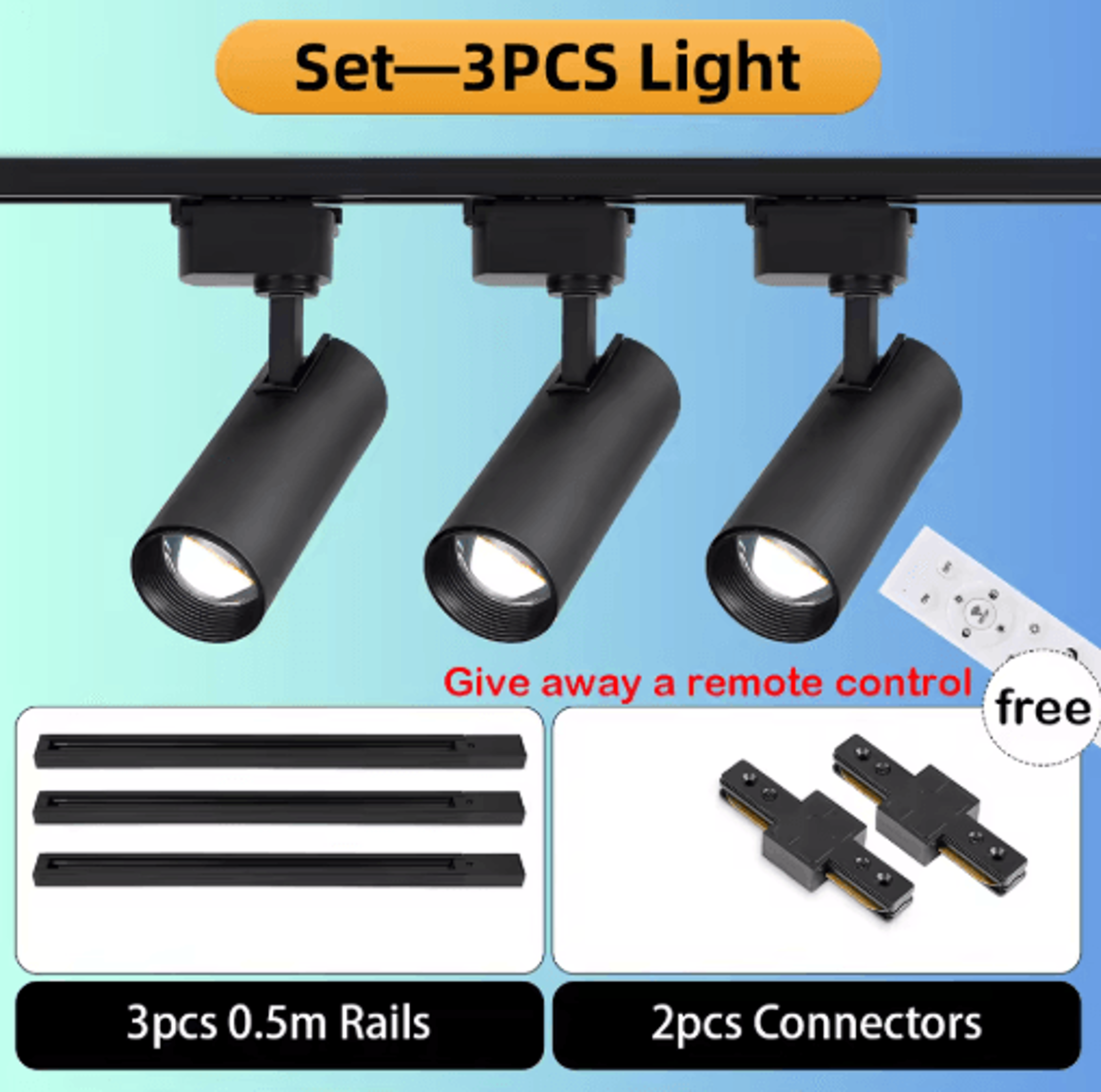 20W Dimmable LED Track Light  Modern Ceiling Rail Spotlight For Home 3