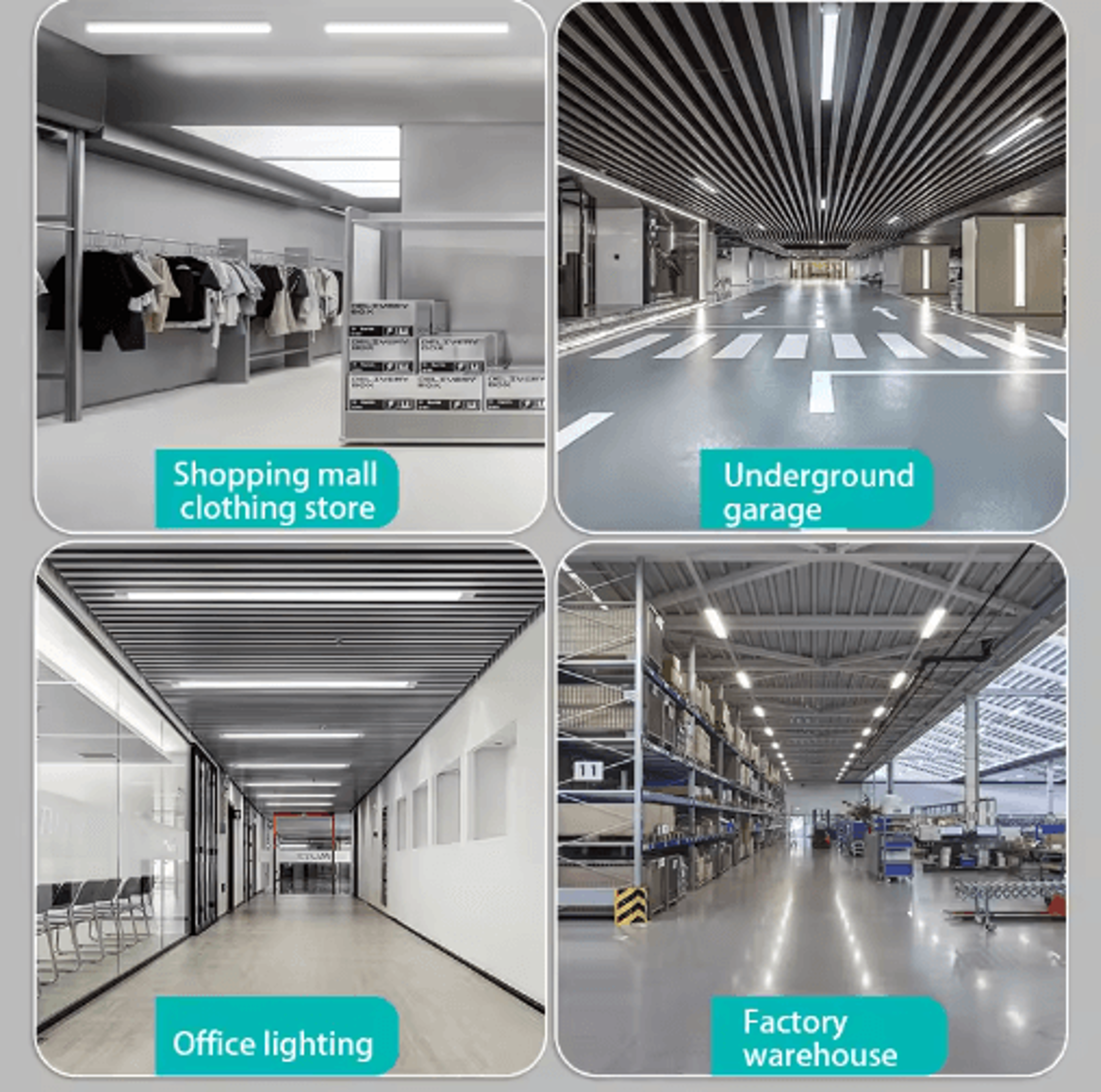 120cm MoistureProof LED Tube Light  100W HighBrightness Industrial  Warehouse Lamp 15