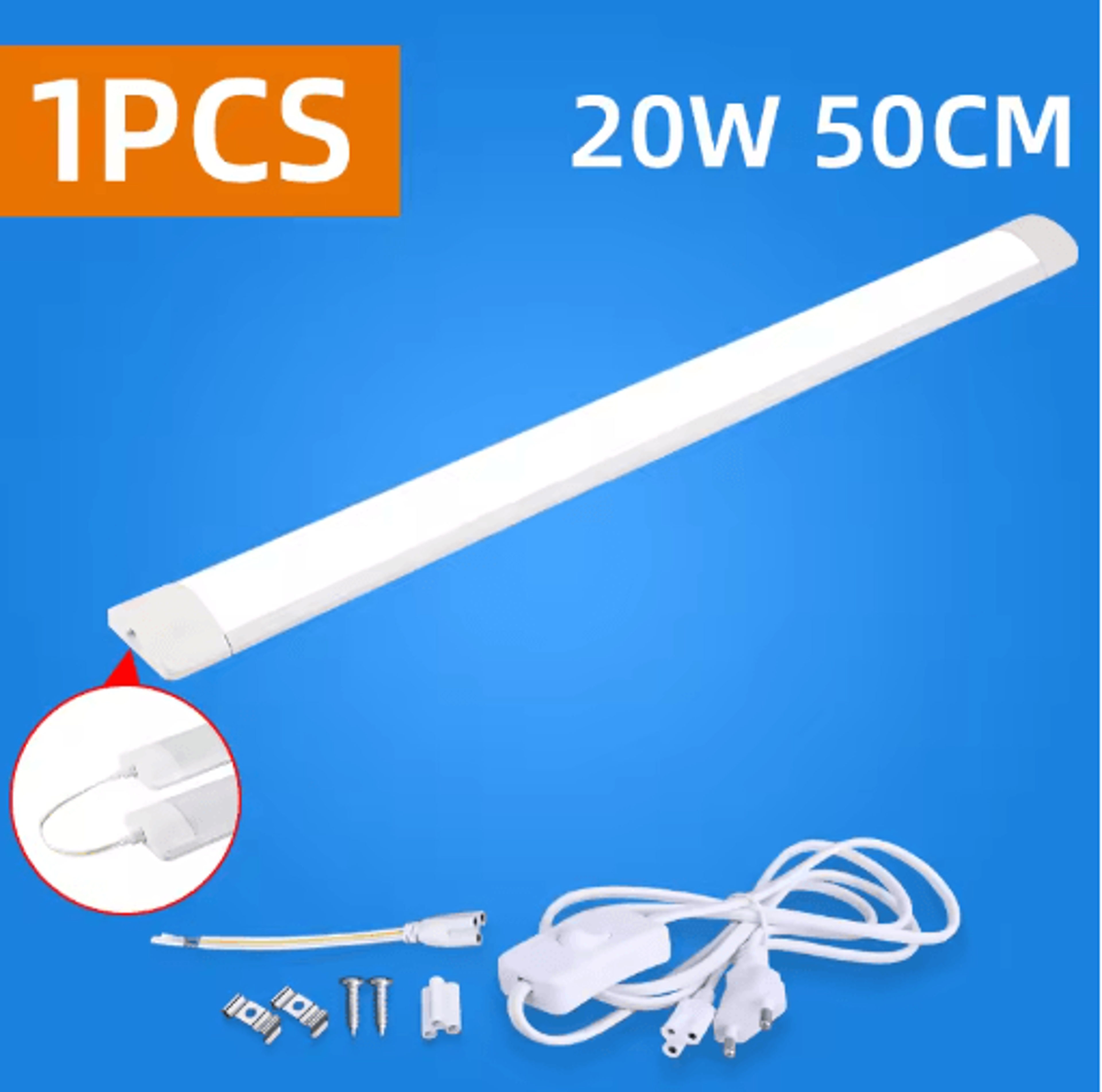 UltraThin LED Under Cabinet Light  10W20W Kitchen Tube Bar Lamp 11