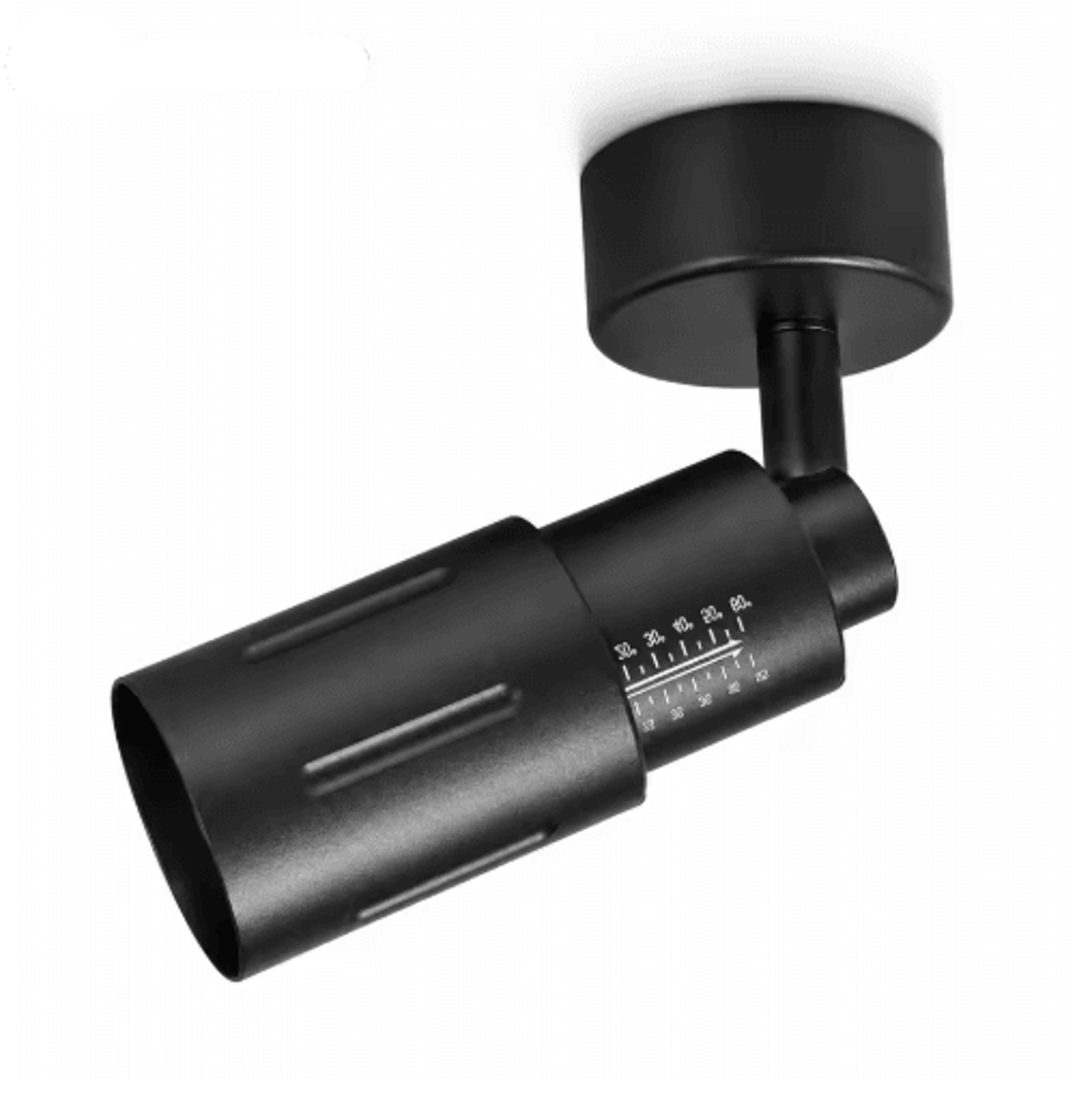 9w zoomable led ceiling spotlight – adjustable 3°–60° surface mount light