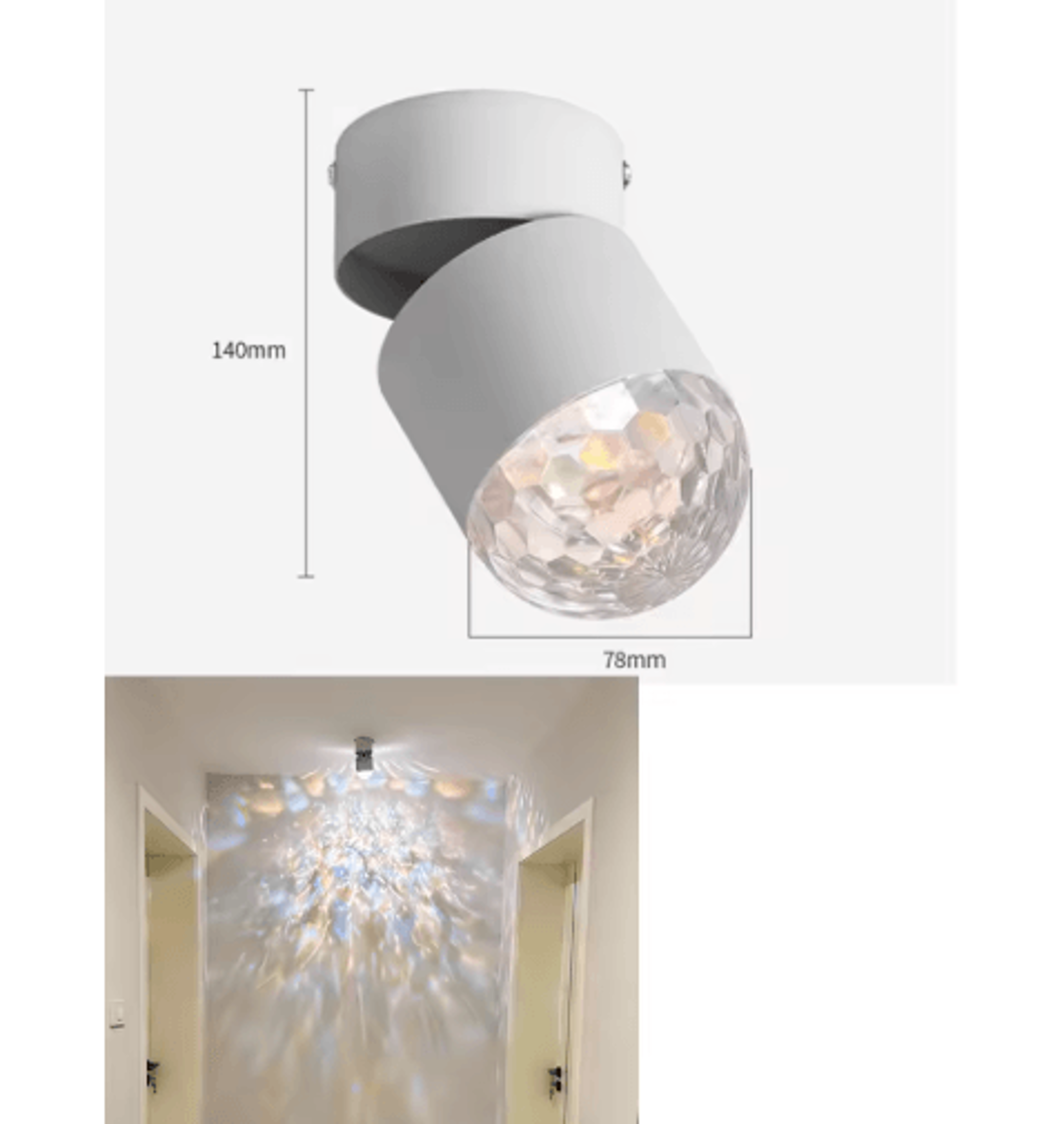 Modern LED Sunset Spotlight  Adjustable Surface Mounted Ceiling Light 3