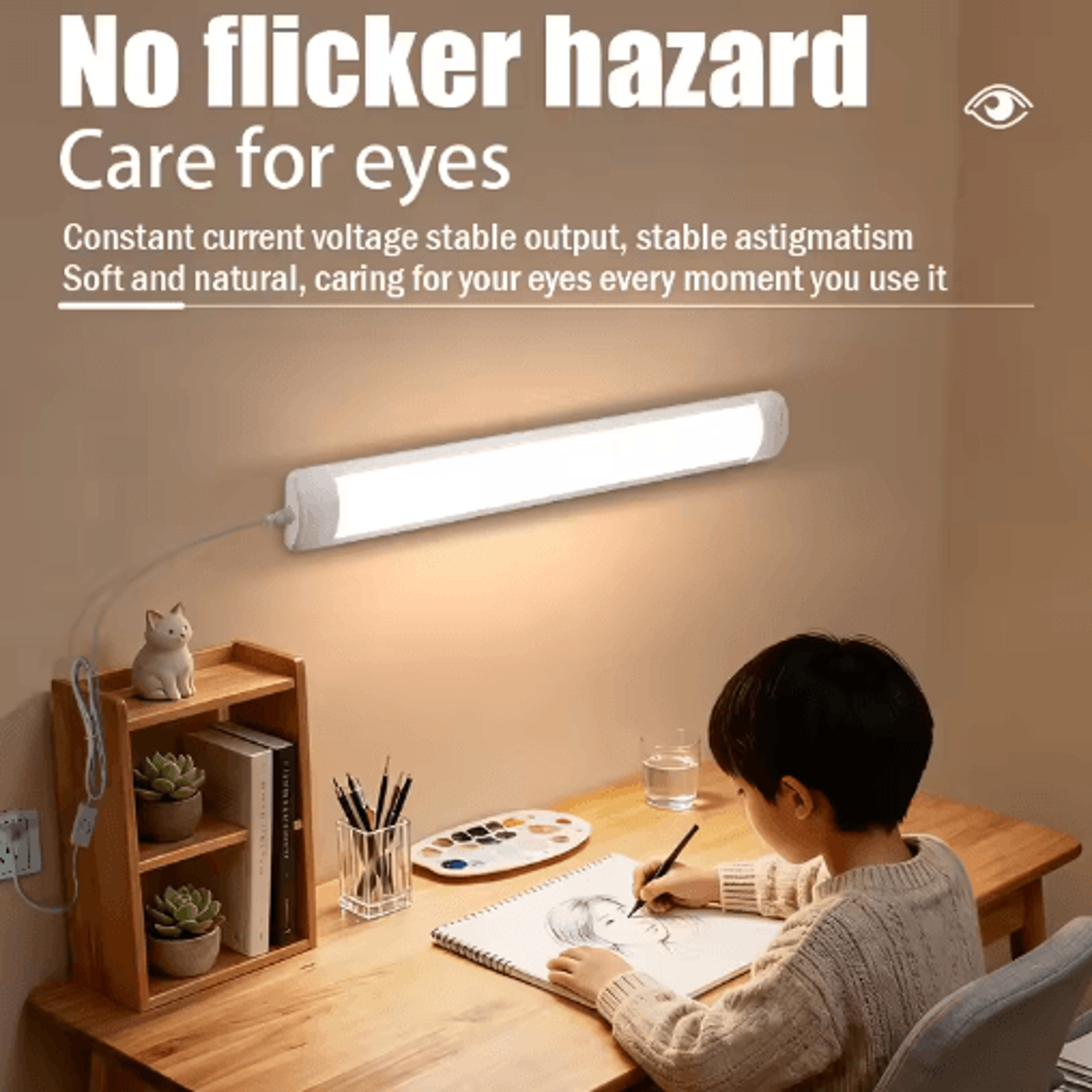 LED PlugIn Tube Light  110V220V Bright Work  Cabinet Lighting 8