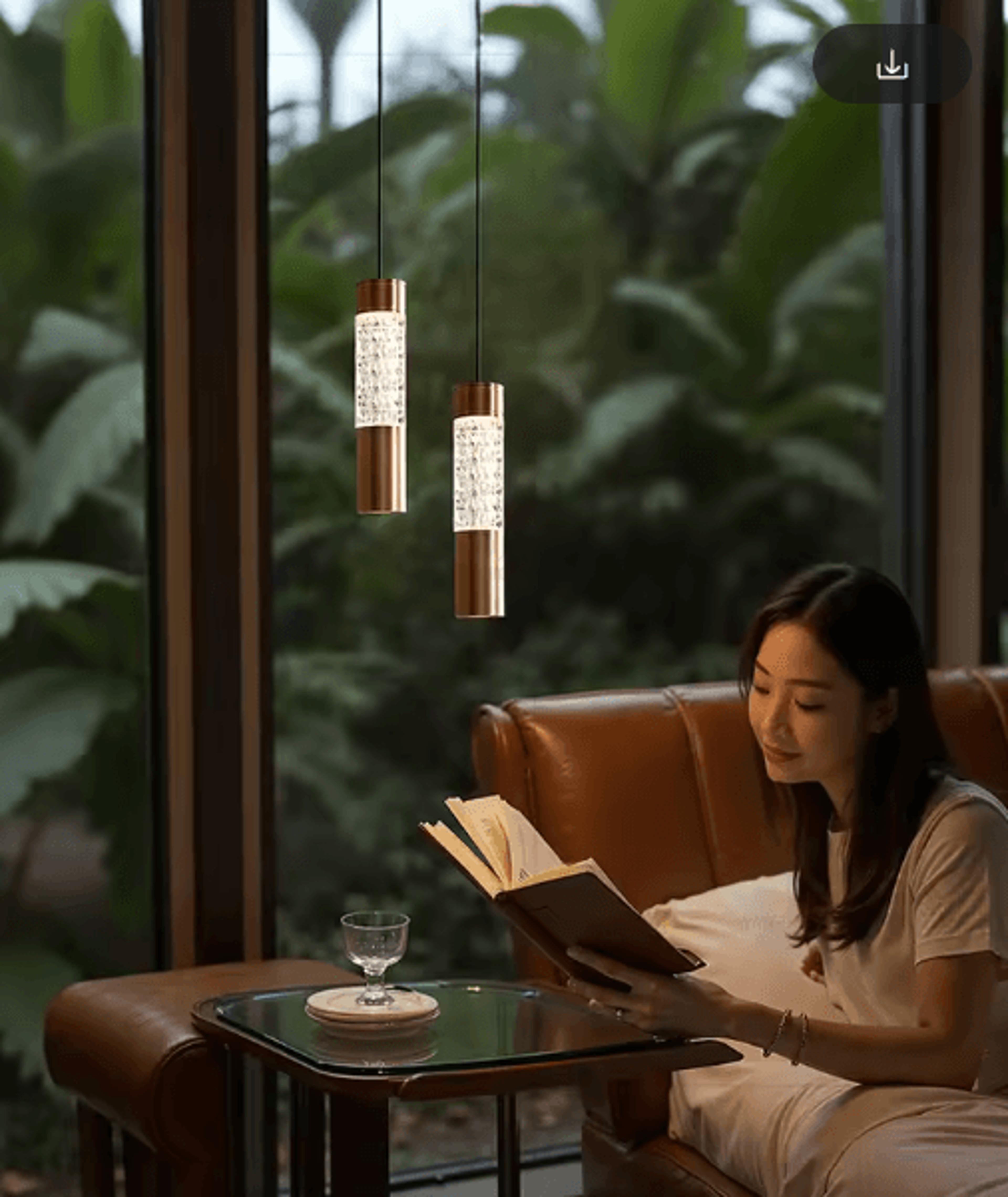 Modern Luxury Gold Cylinder Chandelier  Elegant Staircase Pendant Light 14