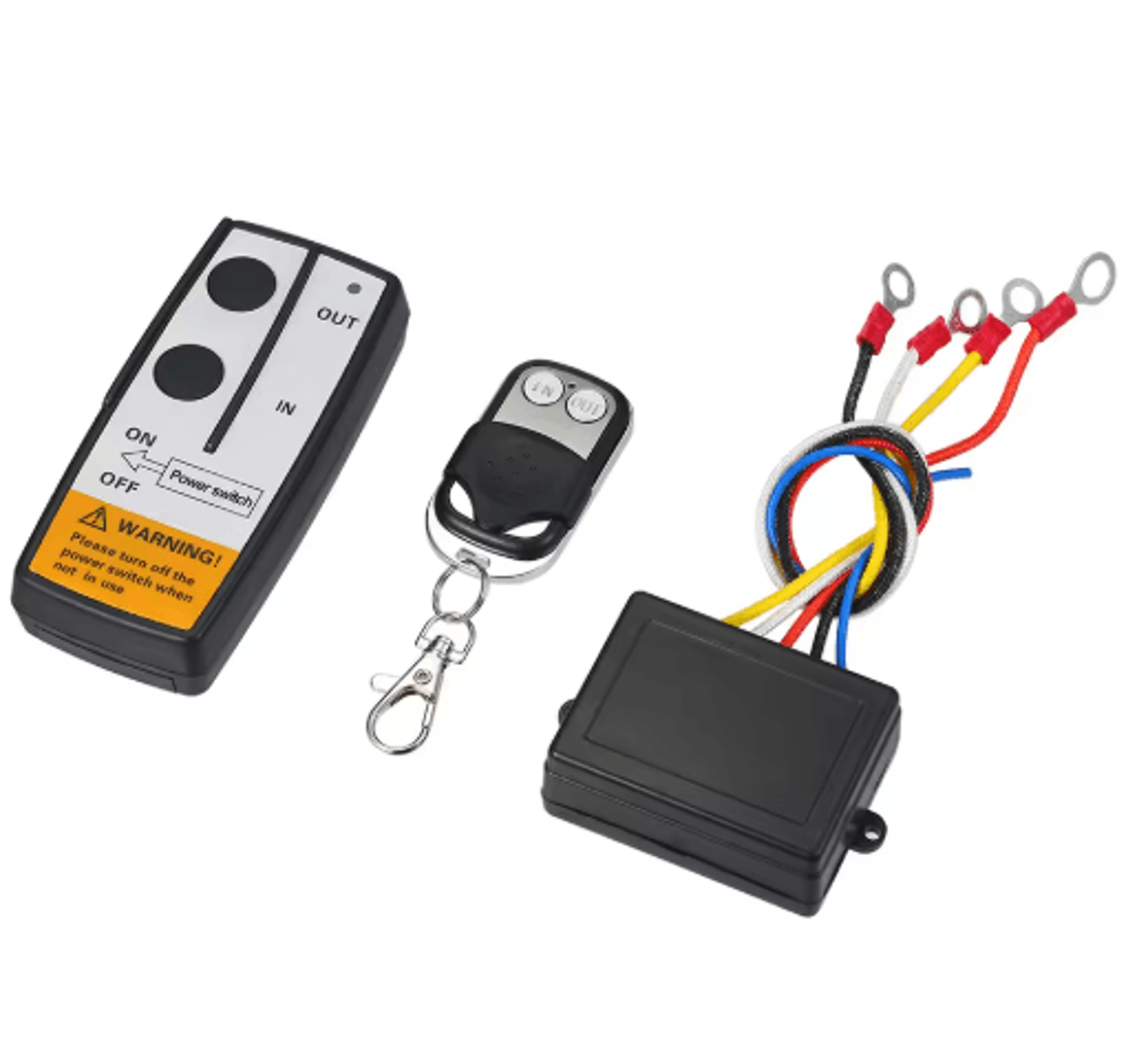 12V Wireless Winch Remote Control Kit  50ft Range With 2 Remotes 5