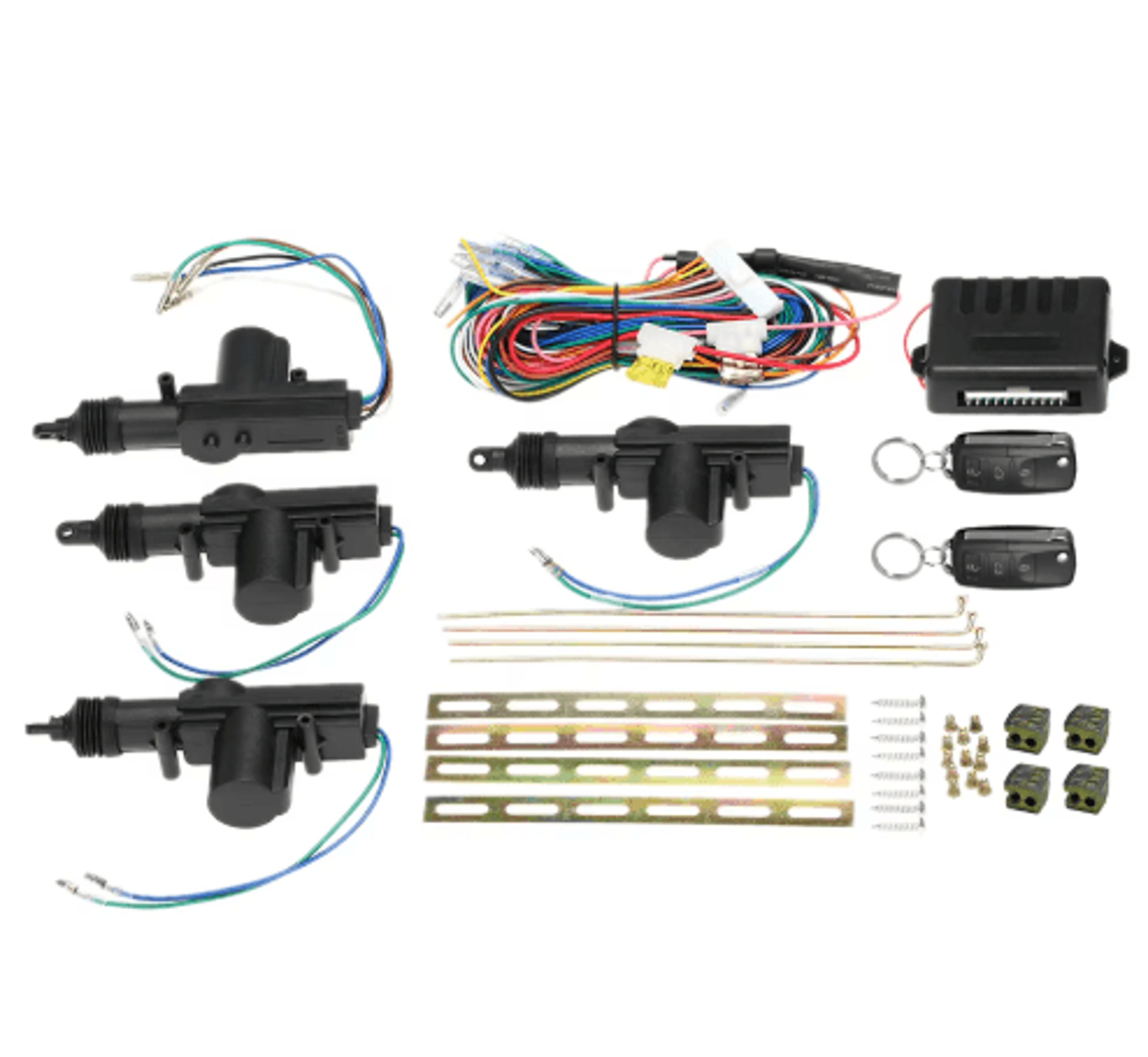 Universal Keyless Entry System  Remote Central Car Door Locking Kit With Trunk Release 5