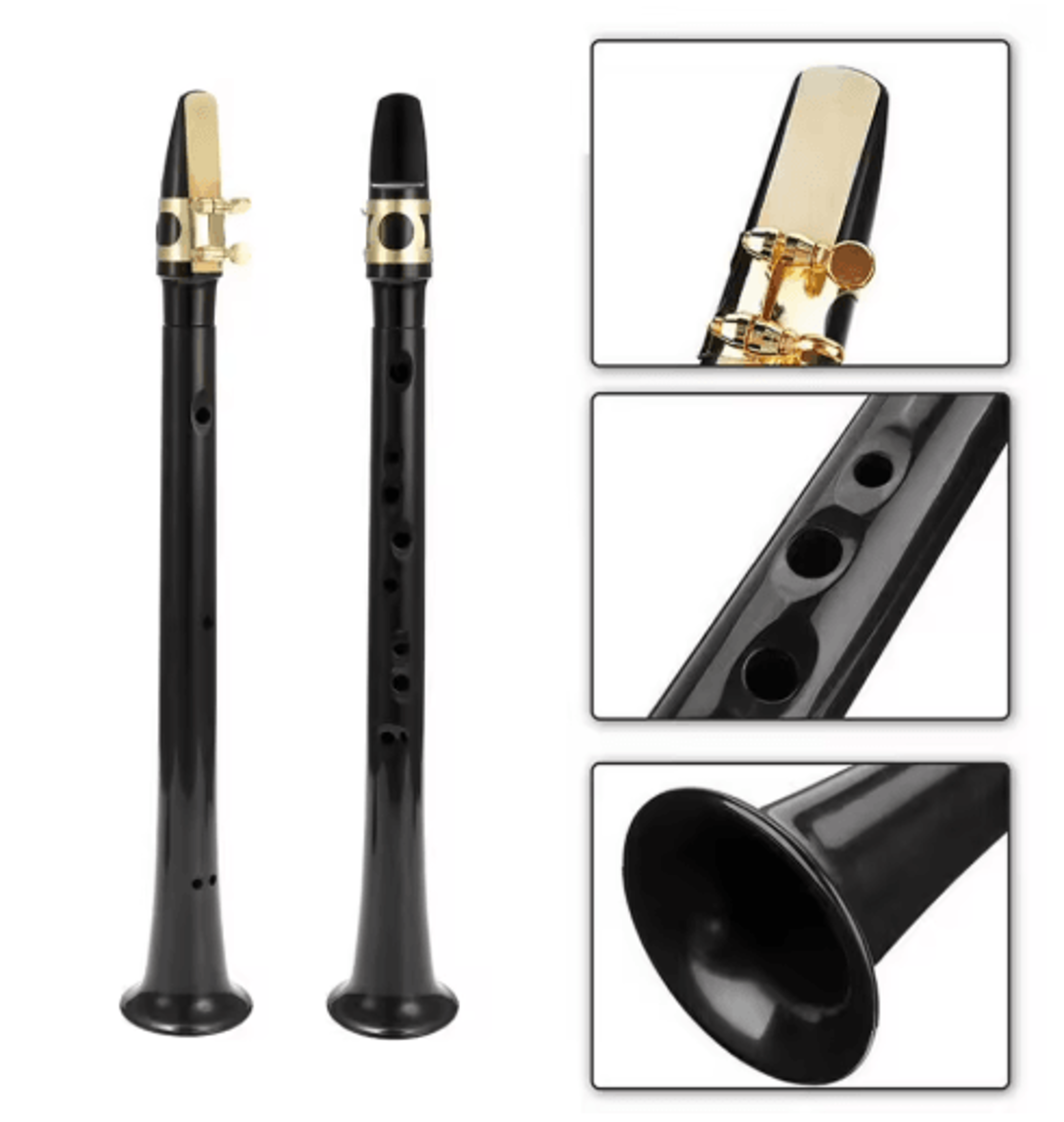 mini pocket saxophone – portable woodwind instrument with carrying bag