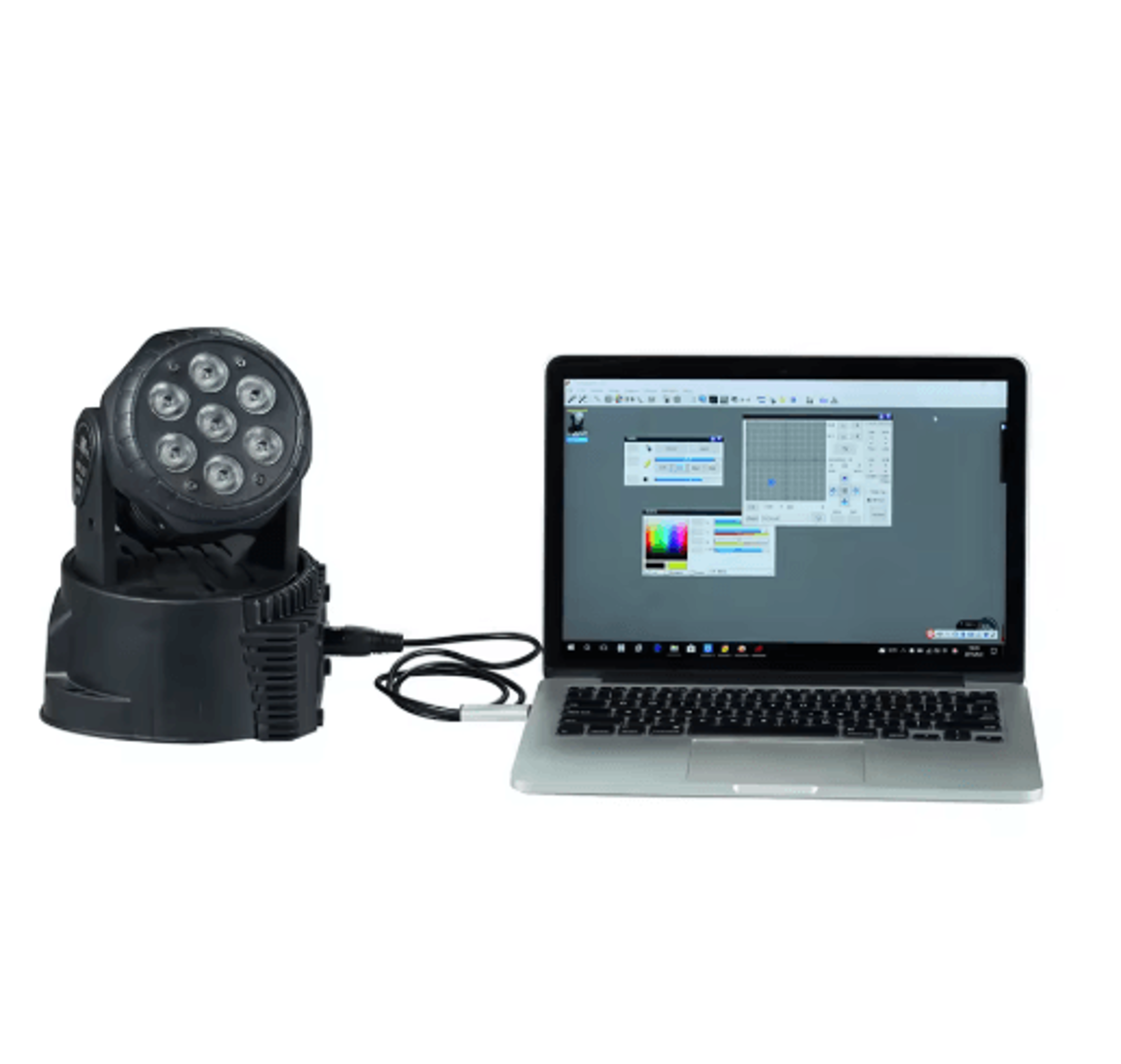 USB To DMX512 Interface Adapter  PC Stage Lighting Controller For LED Lights 2