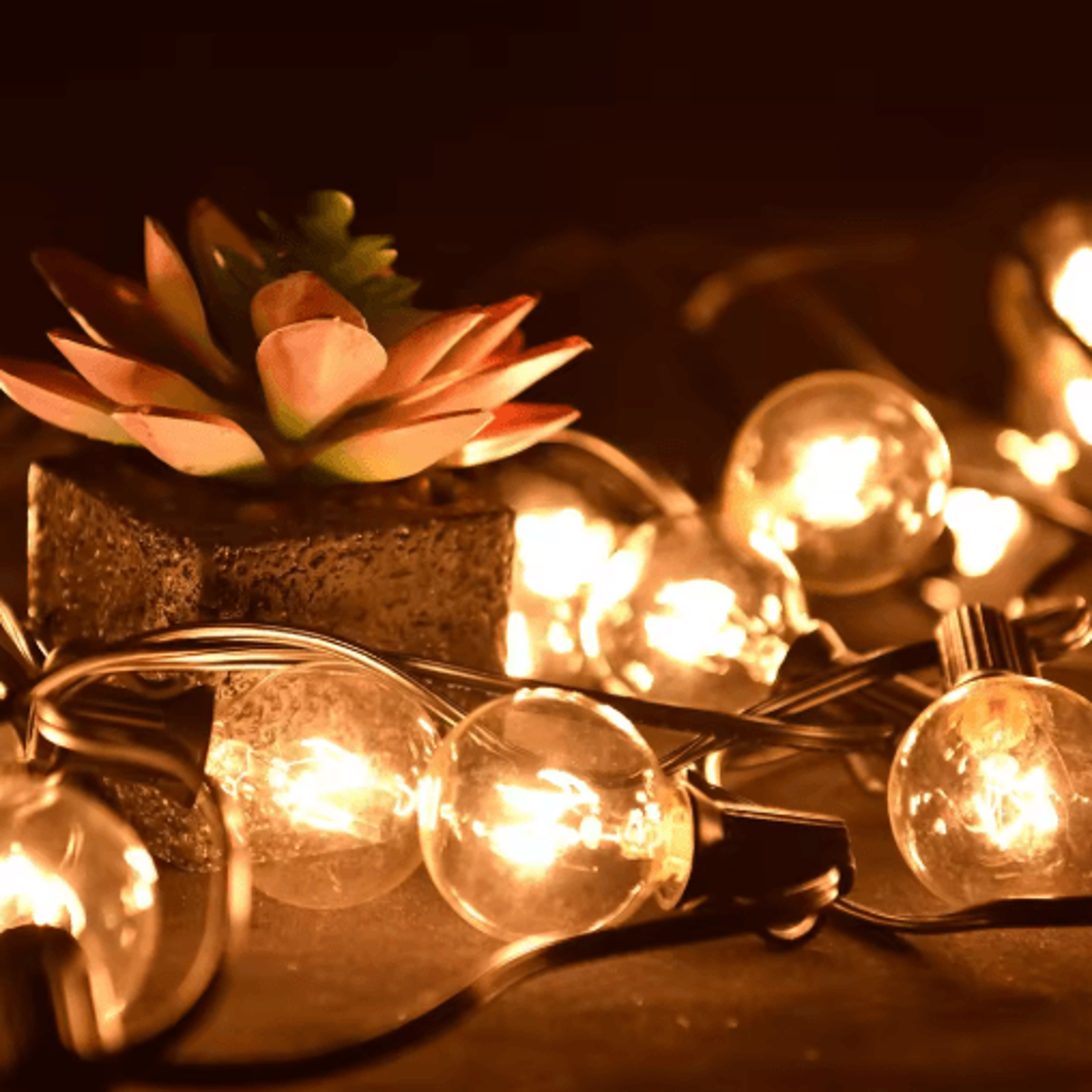 25PCS G40 Clear Globe Light Bulbs  7W E12 Tungsten Replacement Bulbs For Patio String Lights 4