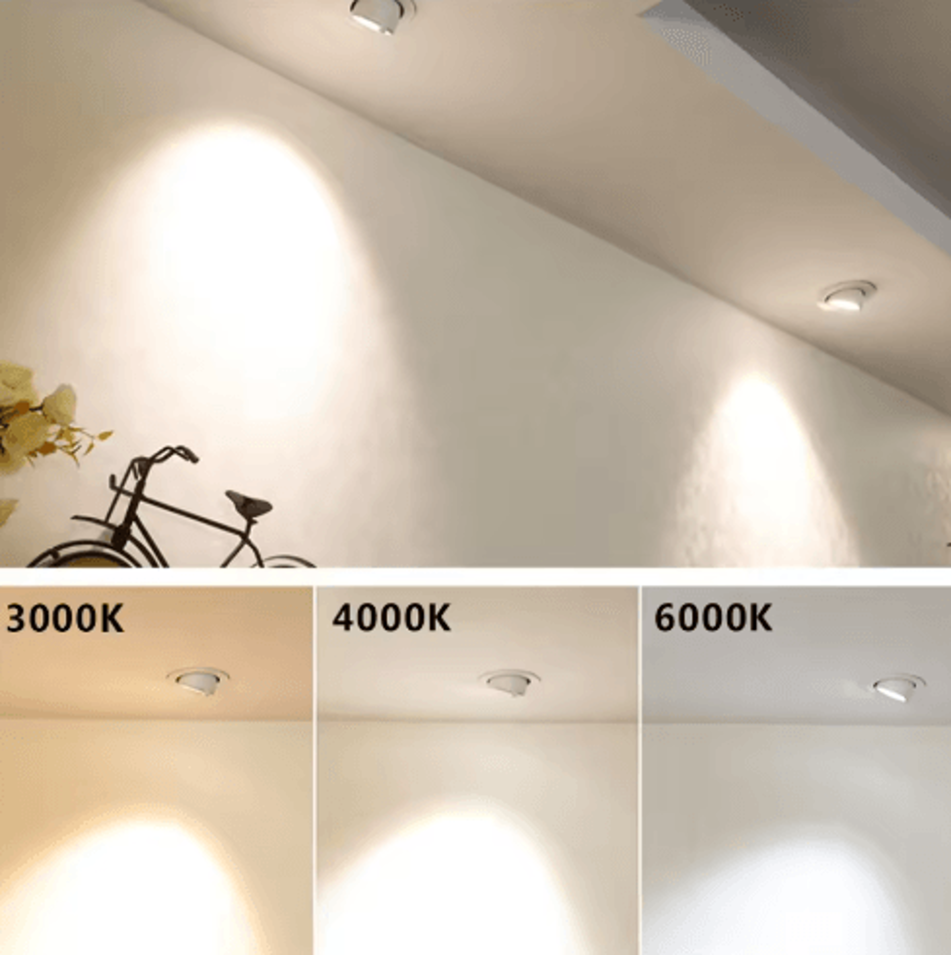 15W Adjustable COB LED Recessed Spotlight  Rotatable Ceiling Downlight For Home  Shop 9