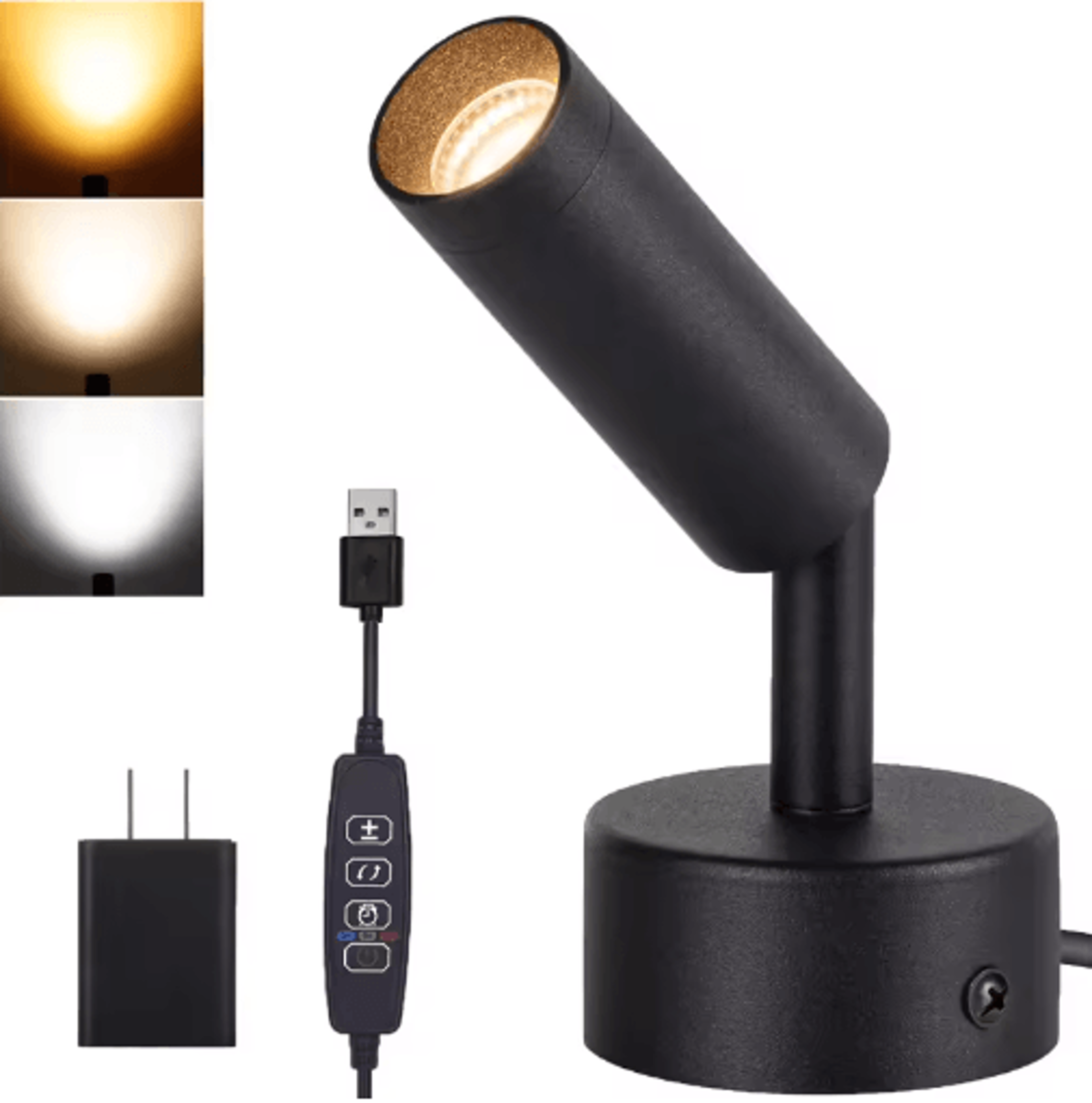 5W Dimmable LED Floor Spotlight  3Color Indoor Accent Light For Plants  Wall Art 1