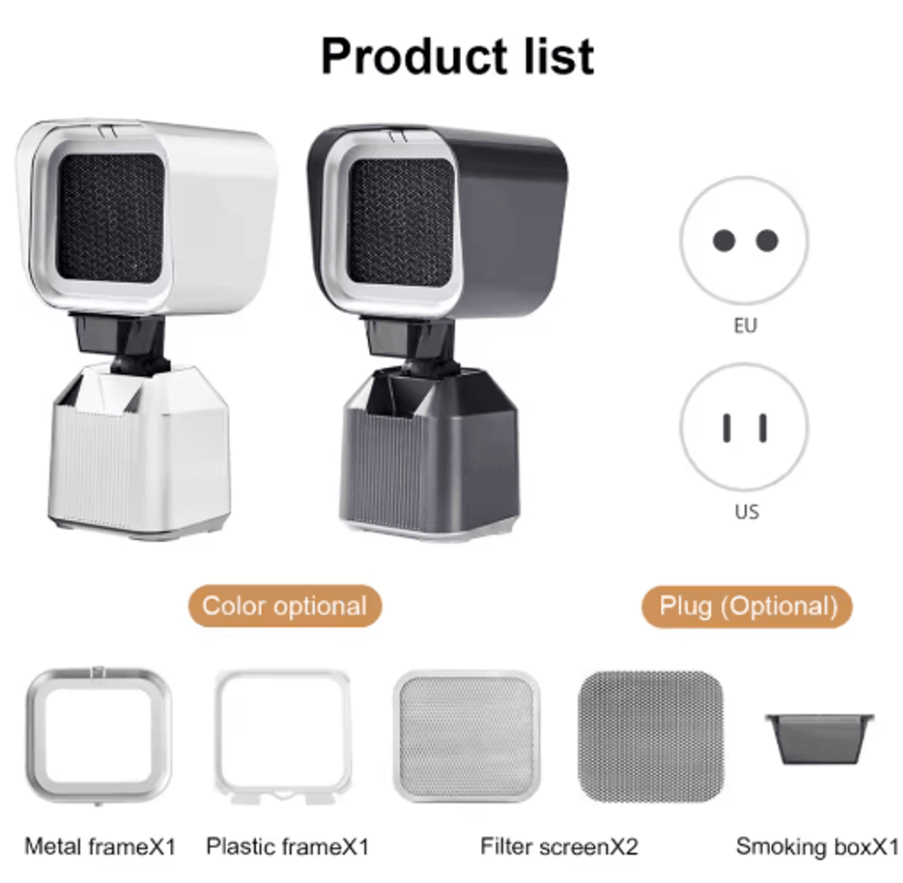 Portable Desktop Range Hood  Adjustable Kitchen Exhaust Fan With 2 Speeds 6