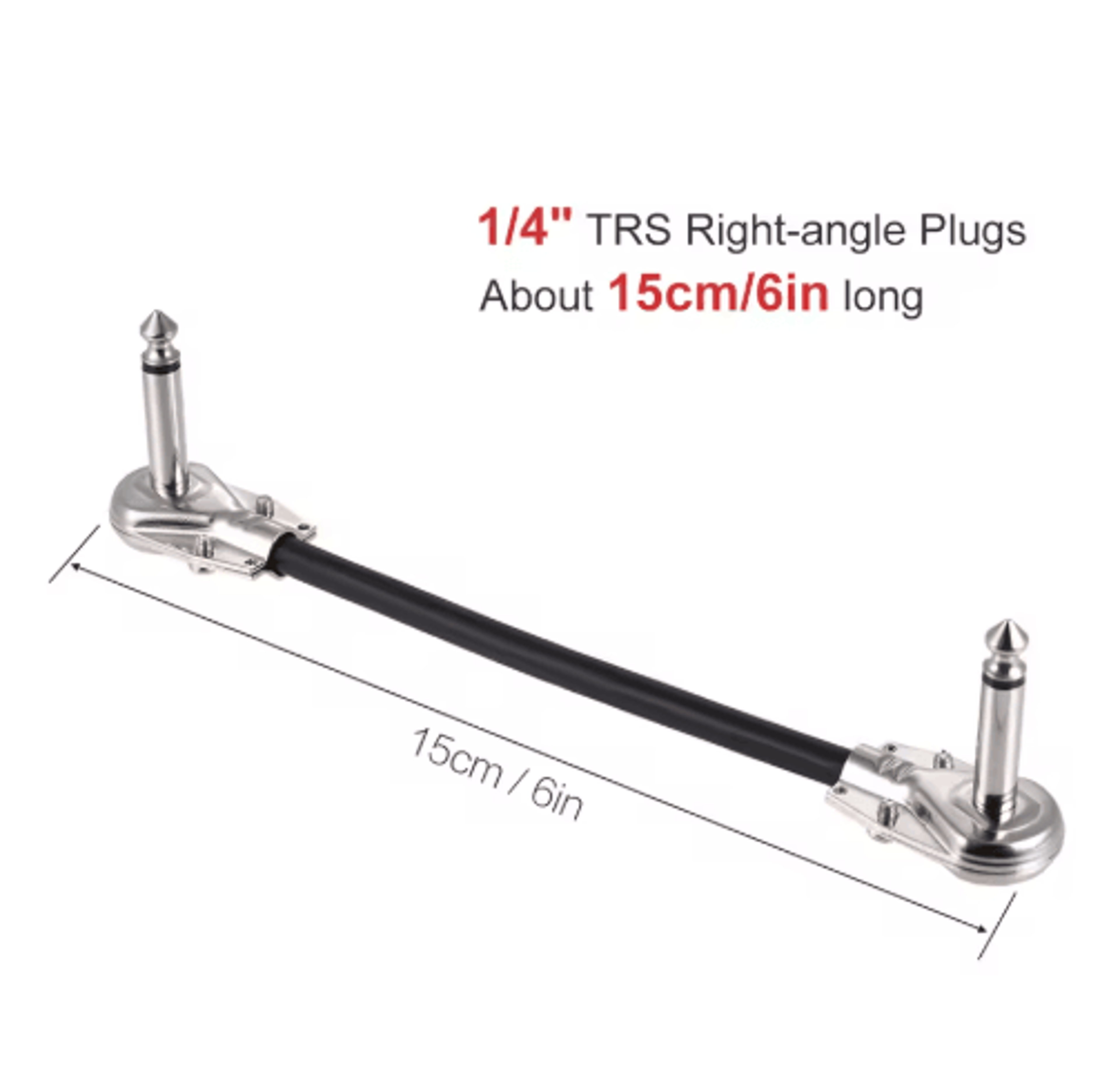 30cm Guitar Effects Pedal Patch Cable  14Inch Instrument Connector For Pedalboards 5