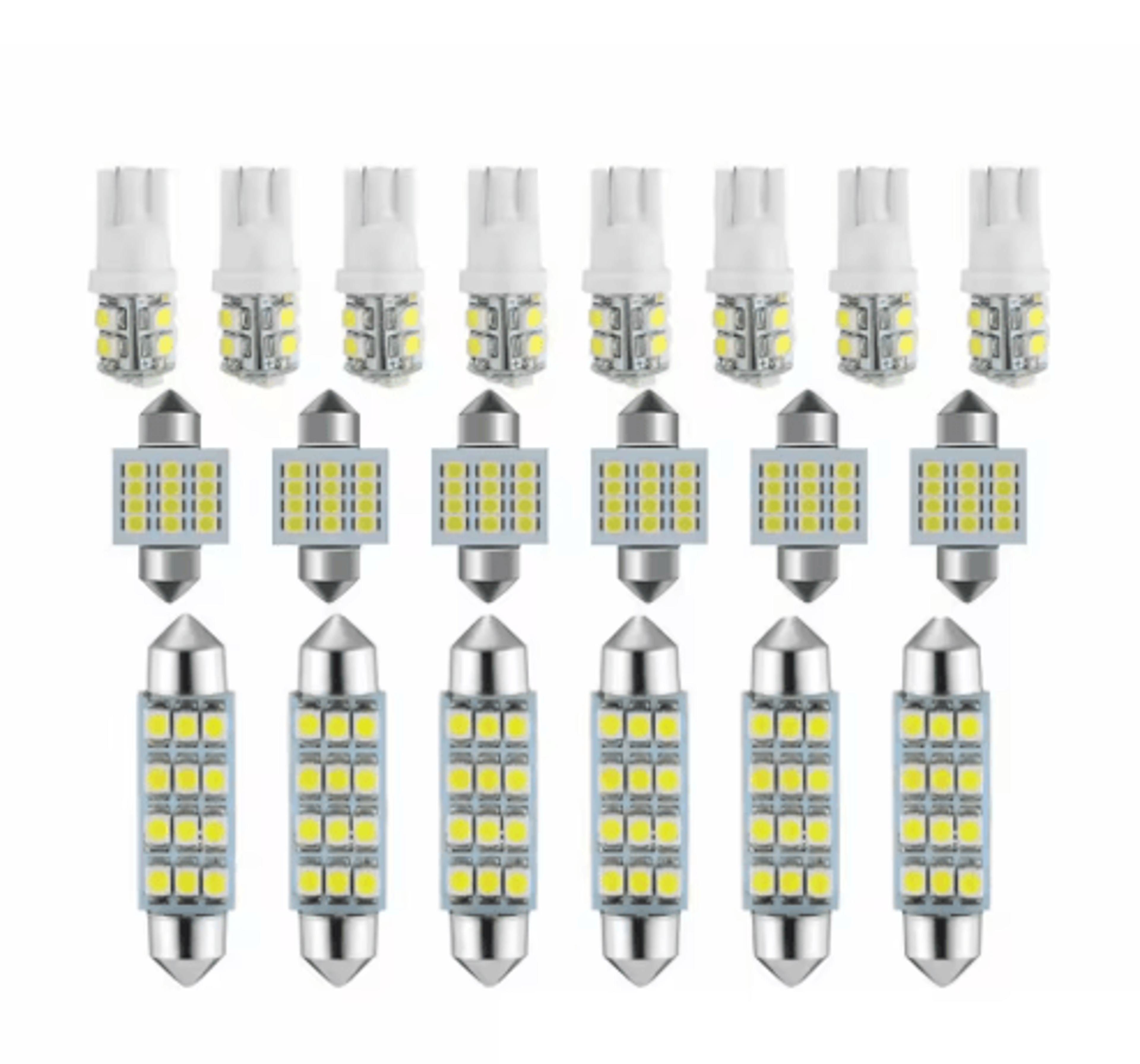 Car LED Interior Light Bulb Kit  Replacement Lights For Dome Map Trunk  License Plate 2
