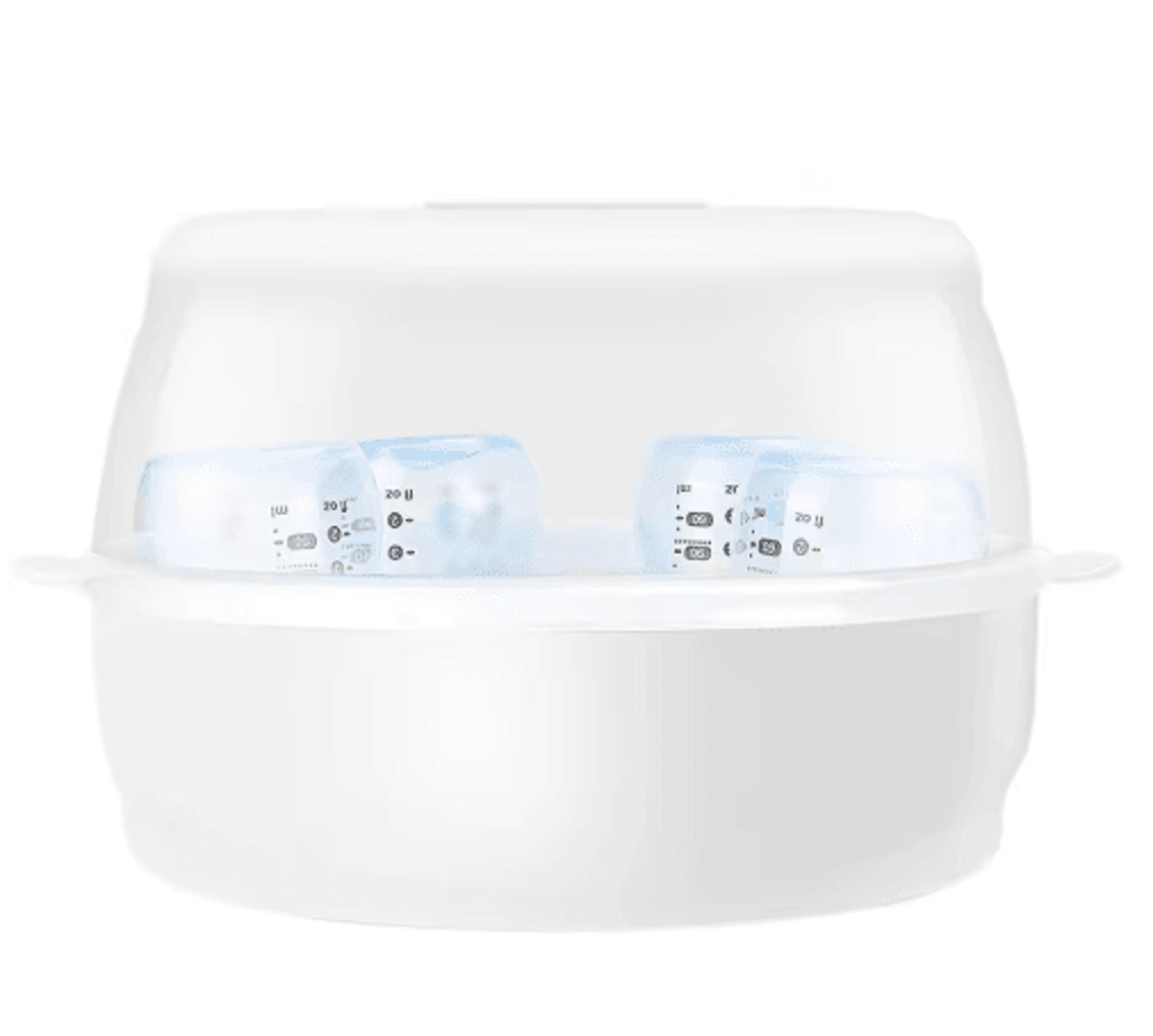 microwave baby bottle steam sterilizer – 6-bottle capacity for bottles & pacifiers