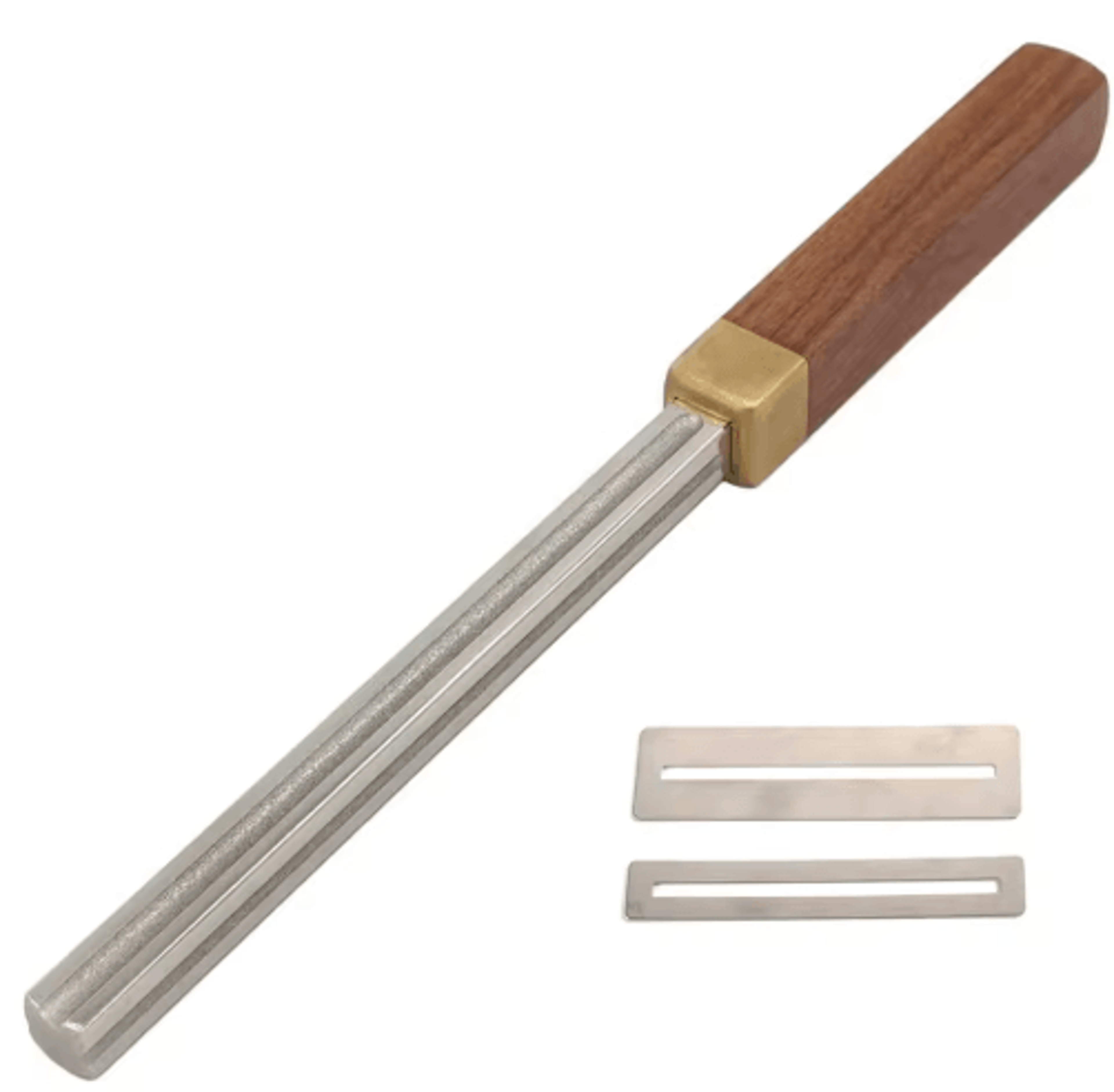 Diamond Guitar Fret Dressing File  4Edge Crowning Tool With 2 Fretboard Guards 3
