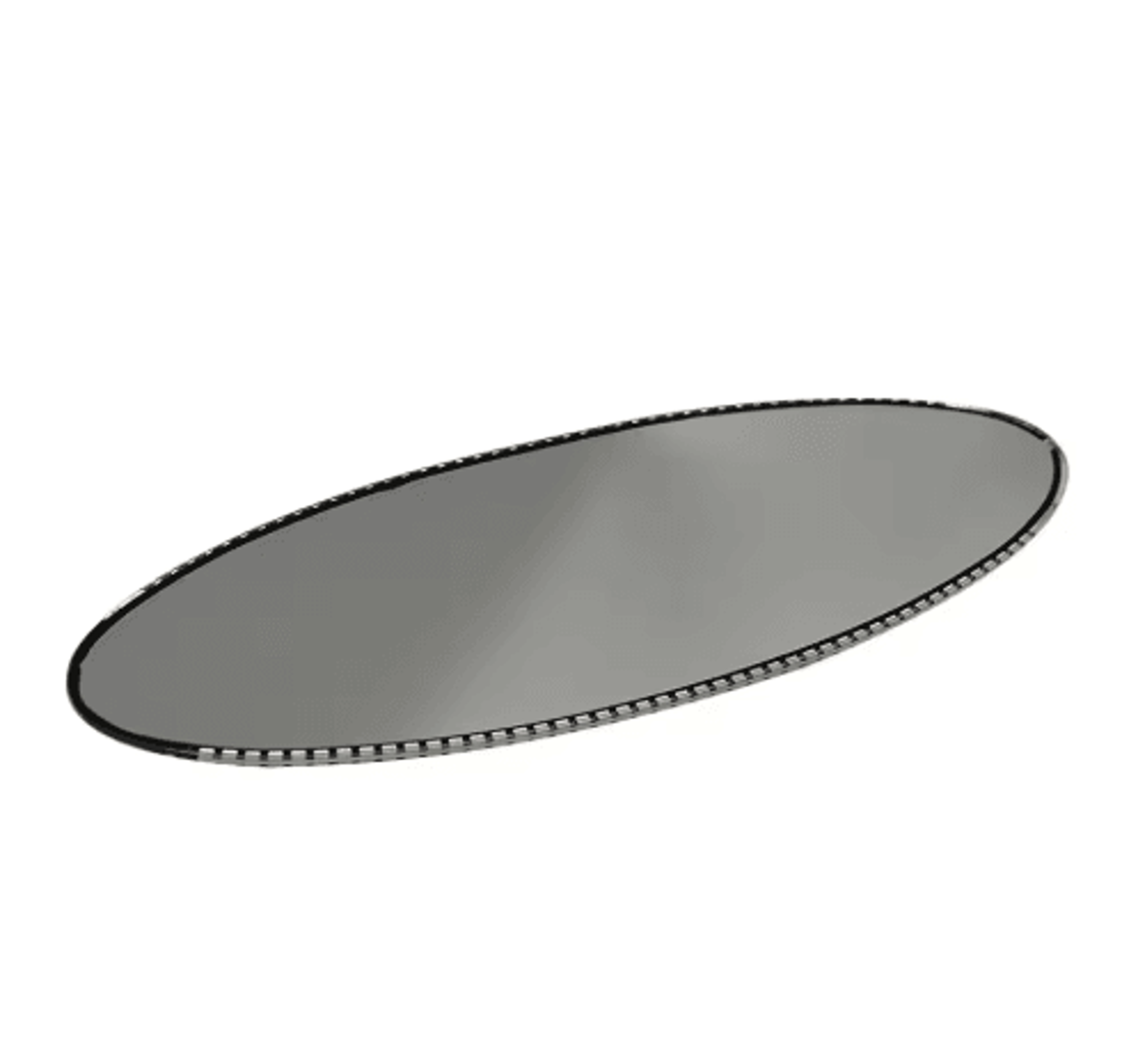 Oval AutoDimming Rear View Mirror  Replacement Mirror For BMW E46 M3  E39 M5 3