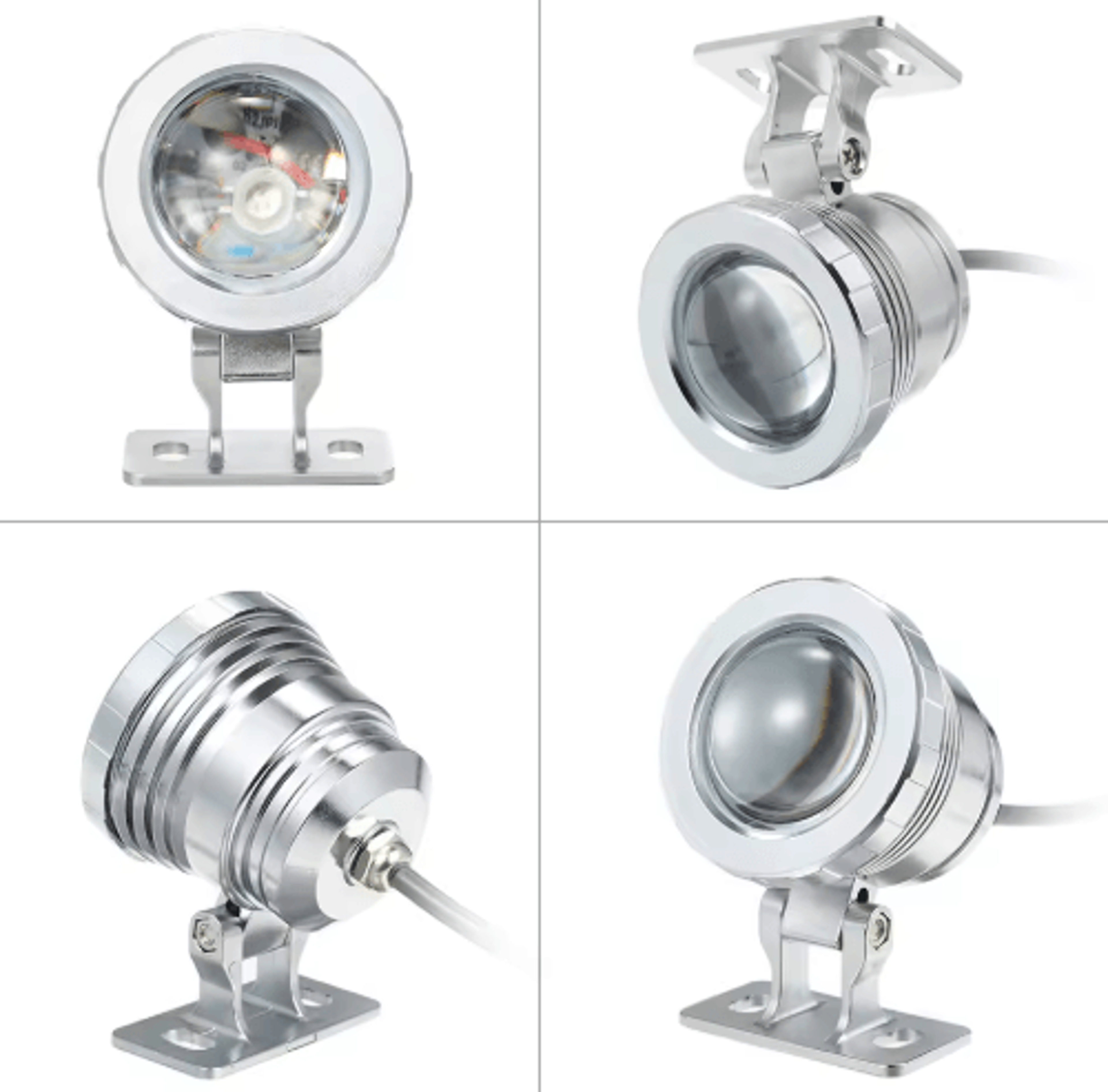 RGB LED Underwater Light  16Color Waterproof Pool  Aquarium Lamp With Remote 7