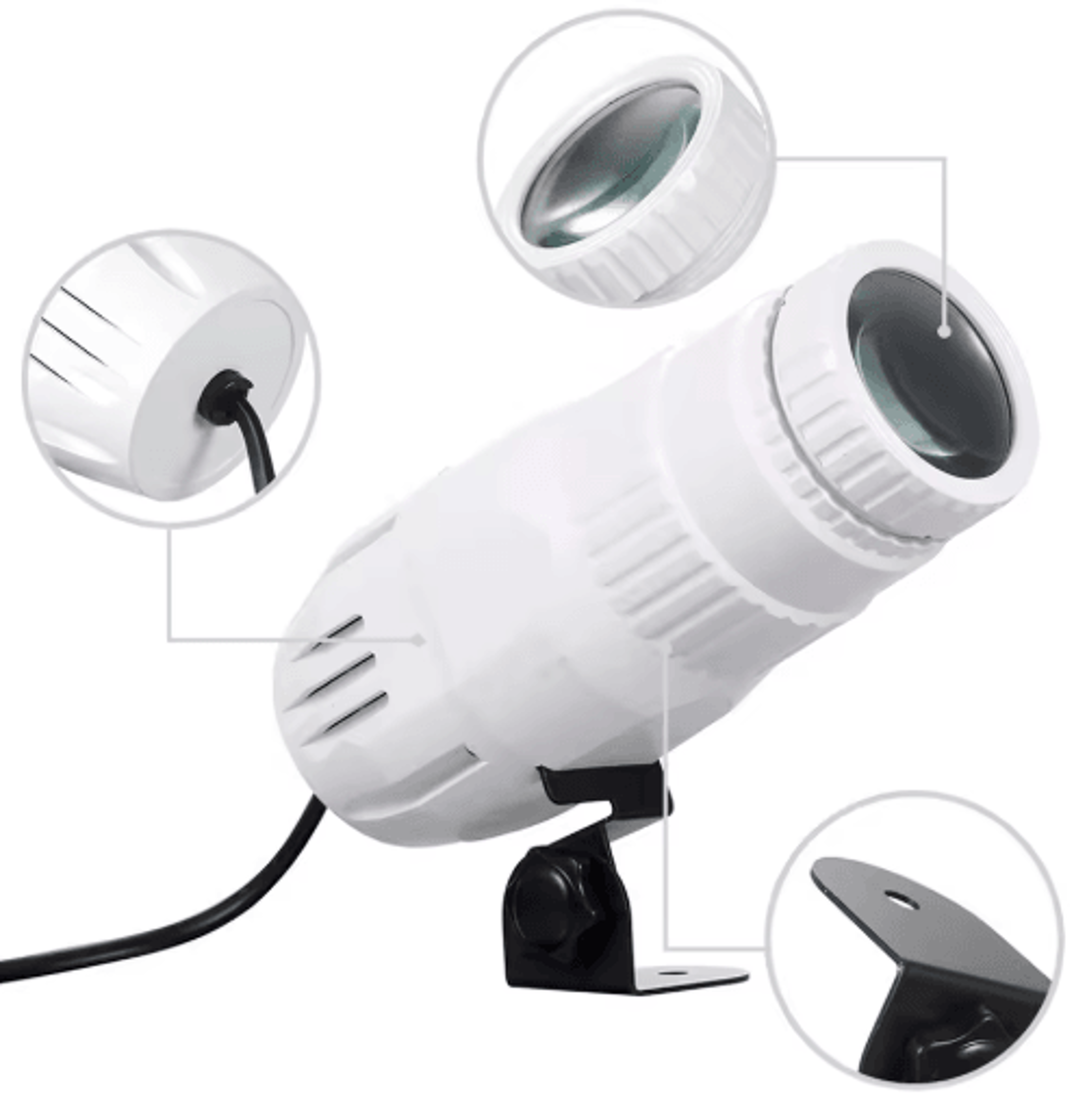 Mini RGBW LED Pinspot Light  Remote Control Stage Spotlight For DJ Parties  Events 1