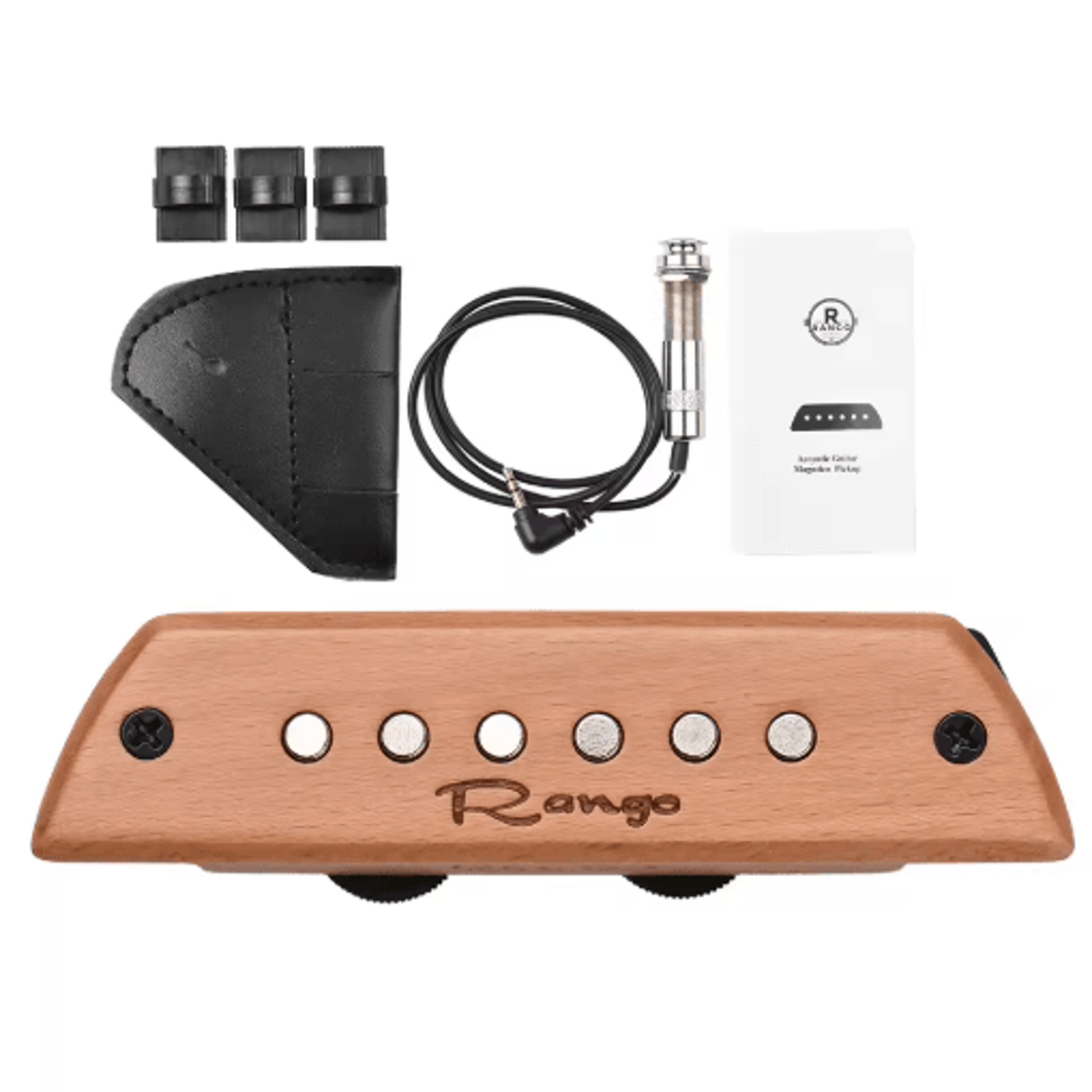 RGS3 Acoustic Guitar Magnetic Pickup  Beech Wood Passive Soundhole Pickup 1