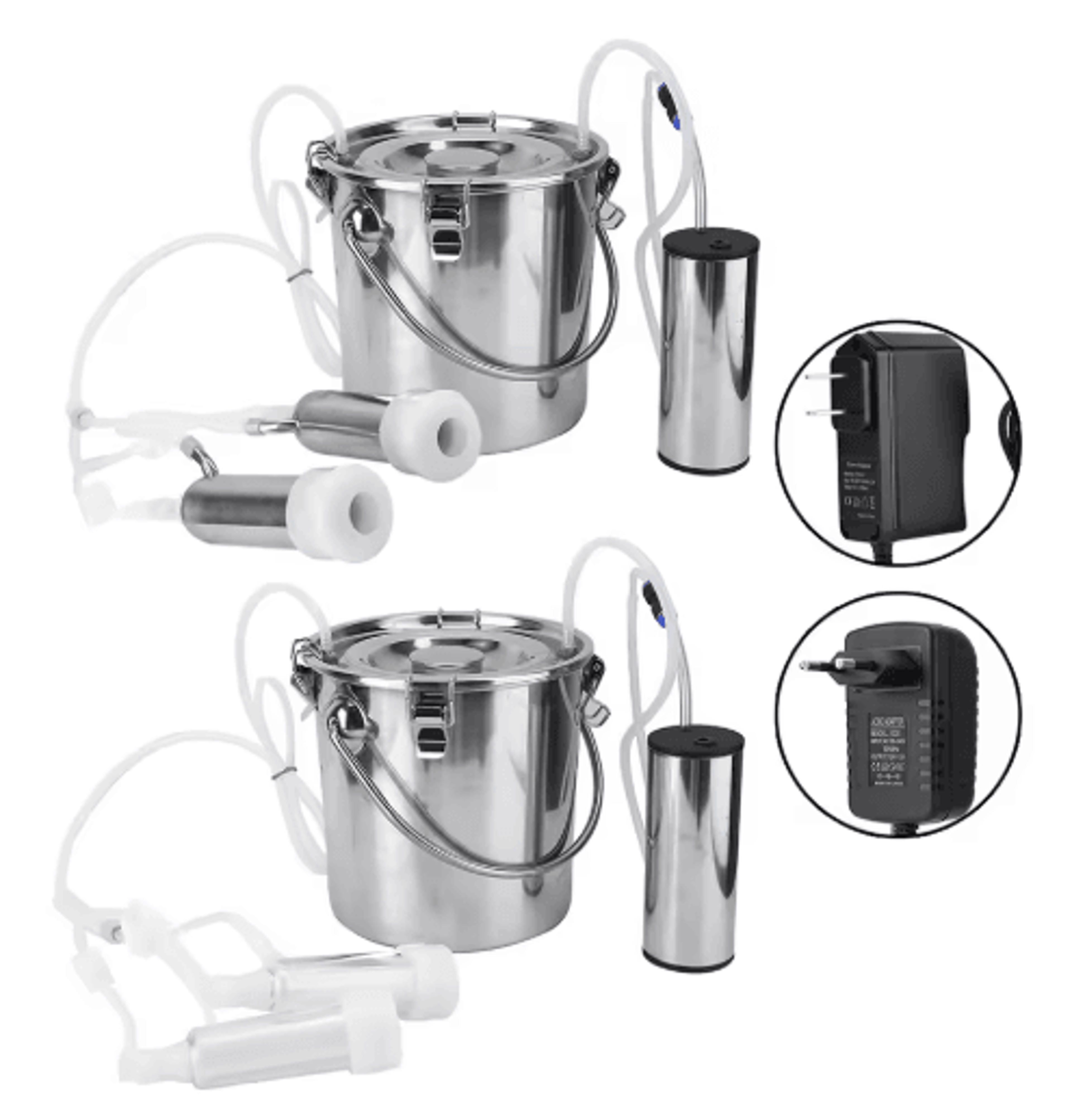 5L Electric Goat And Cow Milking Machine  Portable Livestock Milker 7