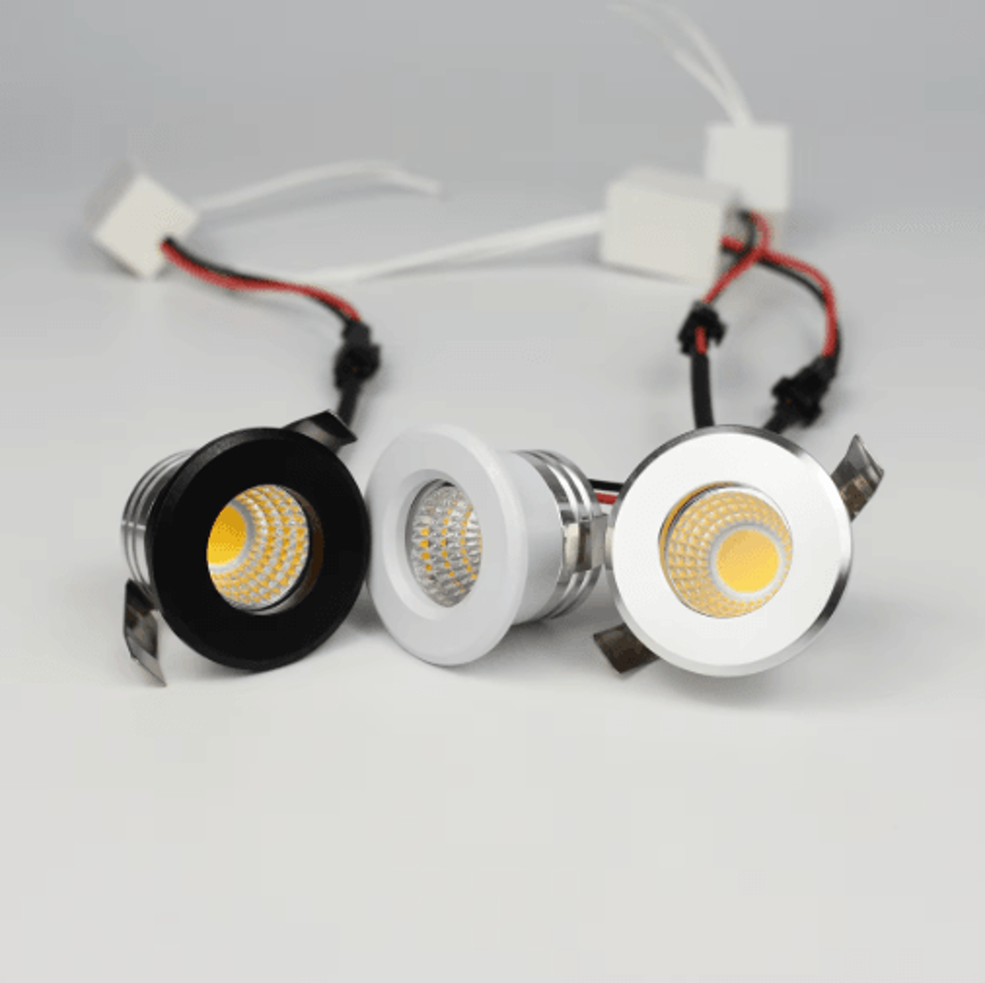 3W Mini COB LED Downlight  Dimmable Recessed Cabinet Spotlight 5