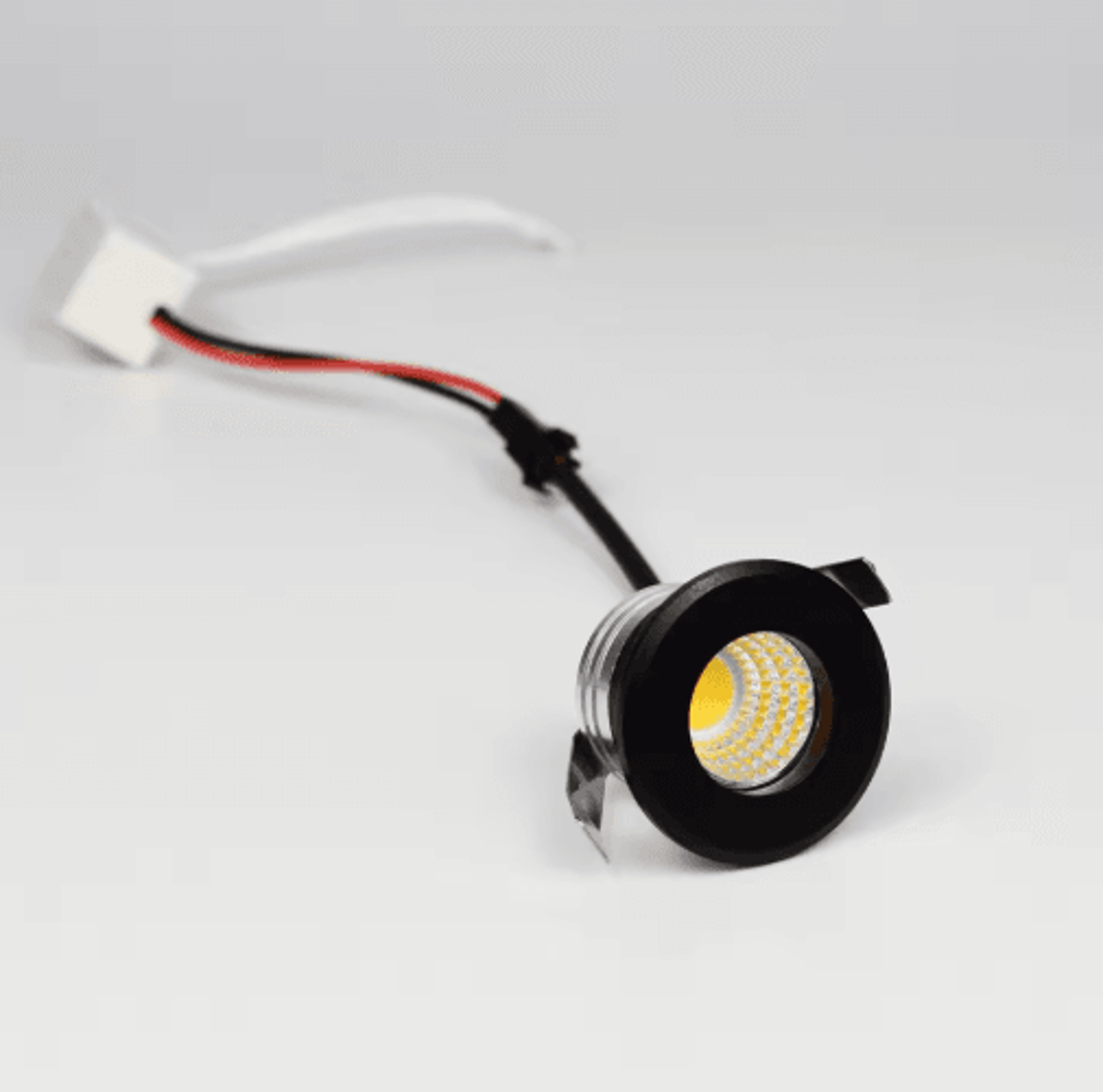 3W Mini COB LED Spotlight  Compact Recessed Light In Black Silver Or White 3