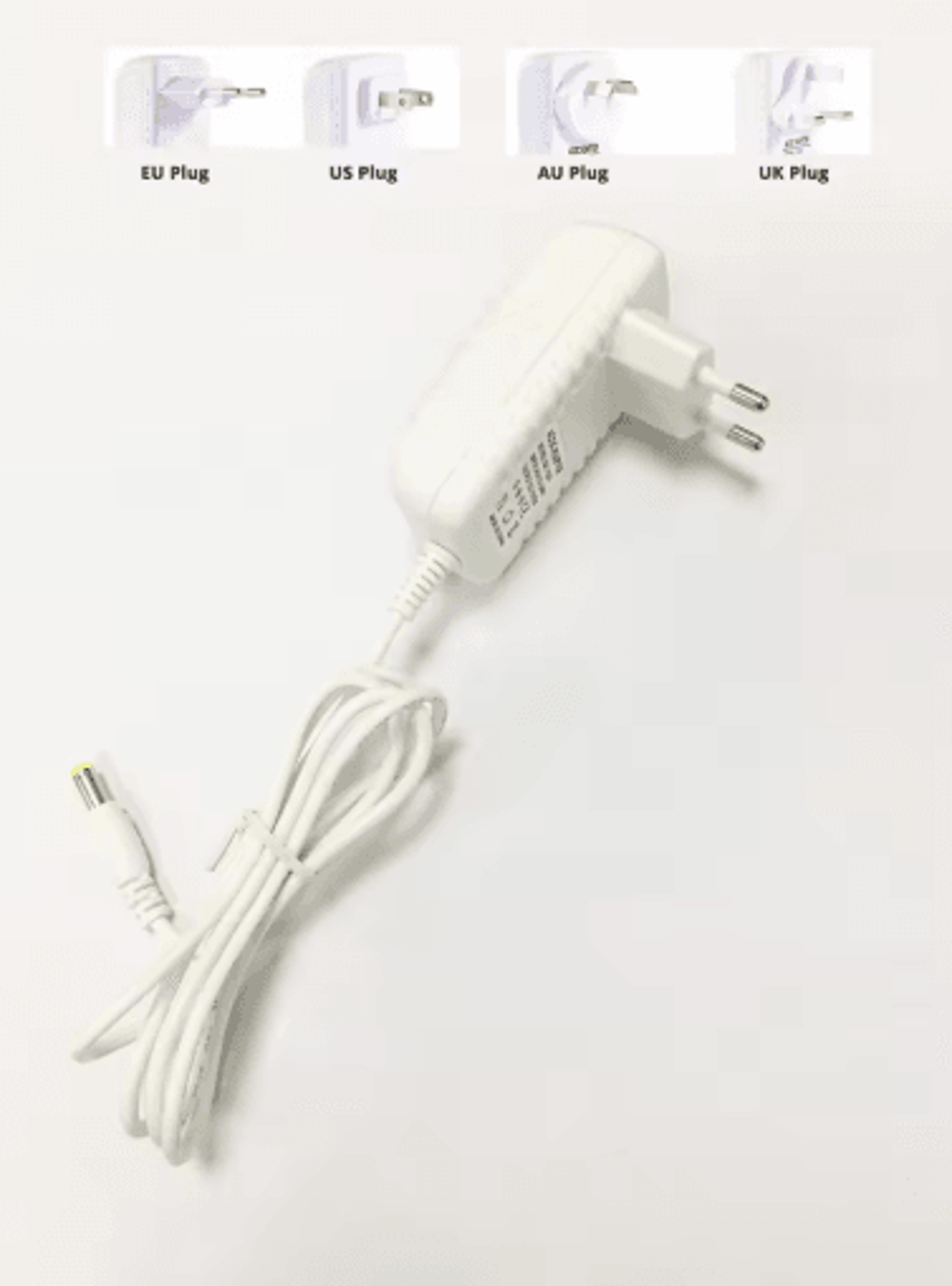 12V Power Supply Adapter  1A 2A 3A DC Transformer With White Housing 2
