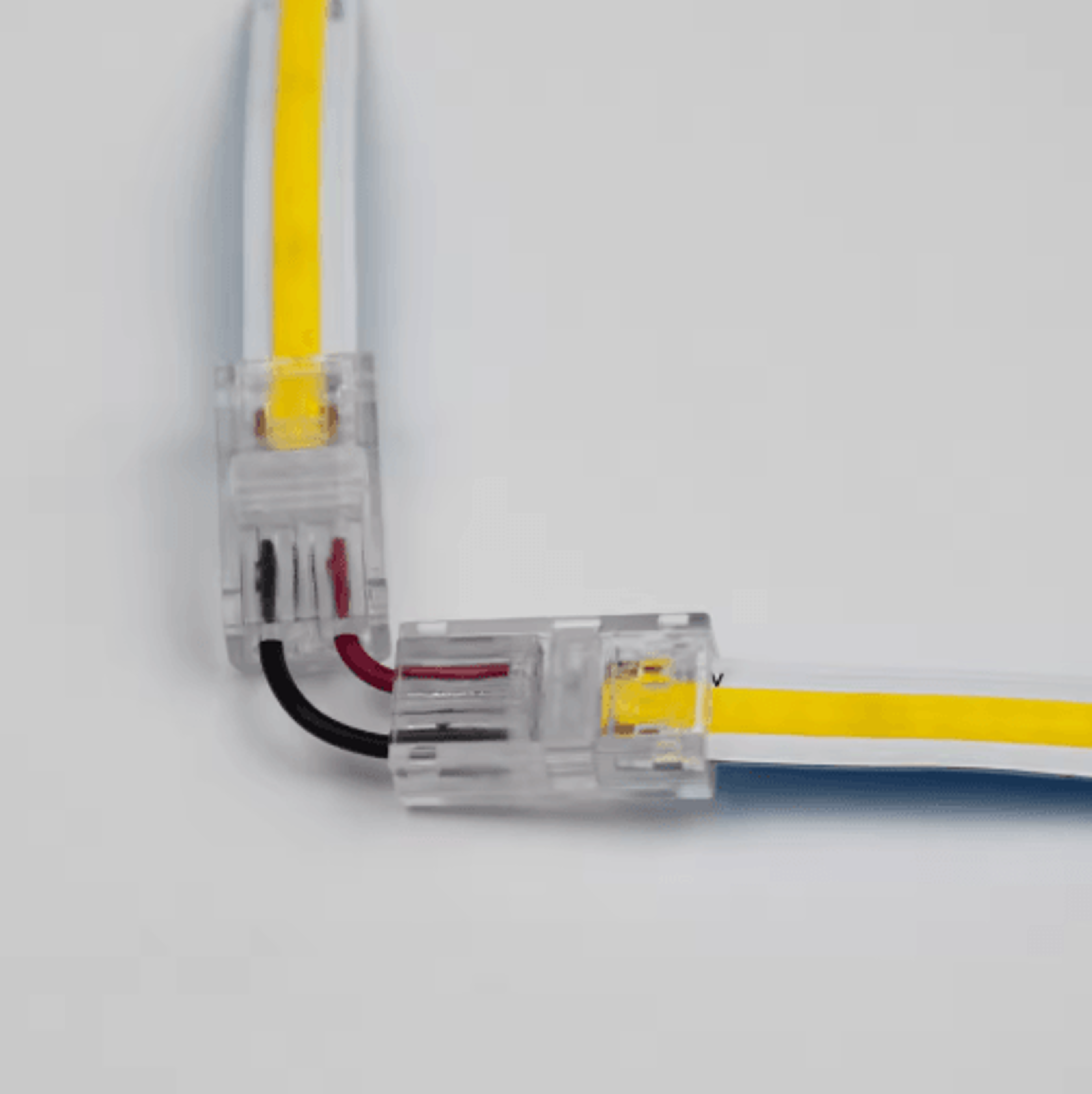 8mm COB LED Strip Connectors  90 Corner TType And Extension Cable Accessories 12