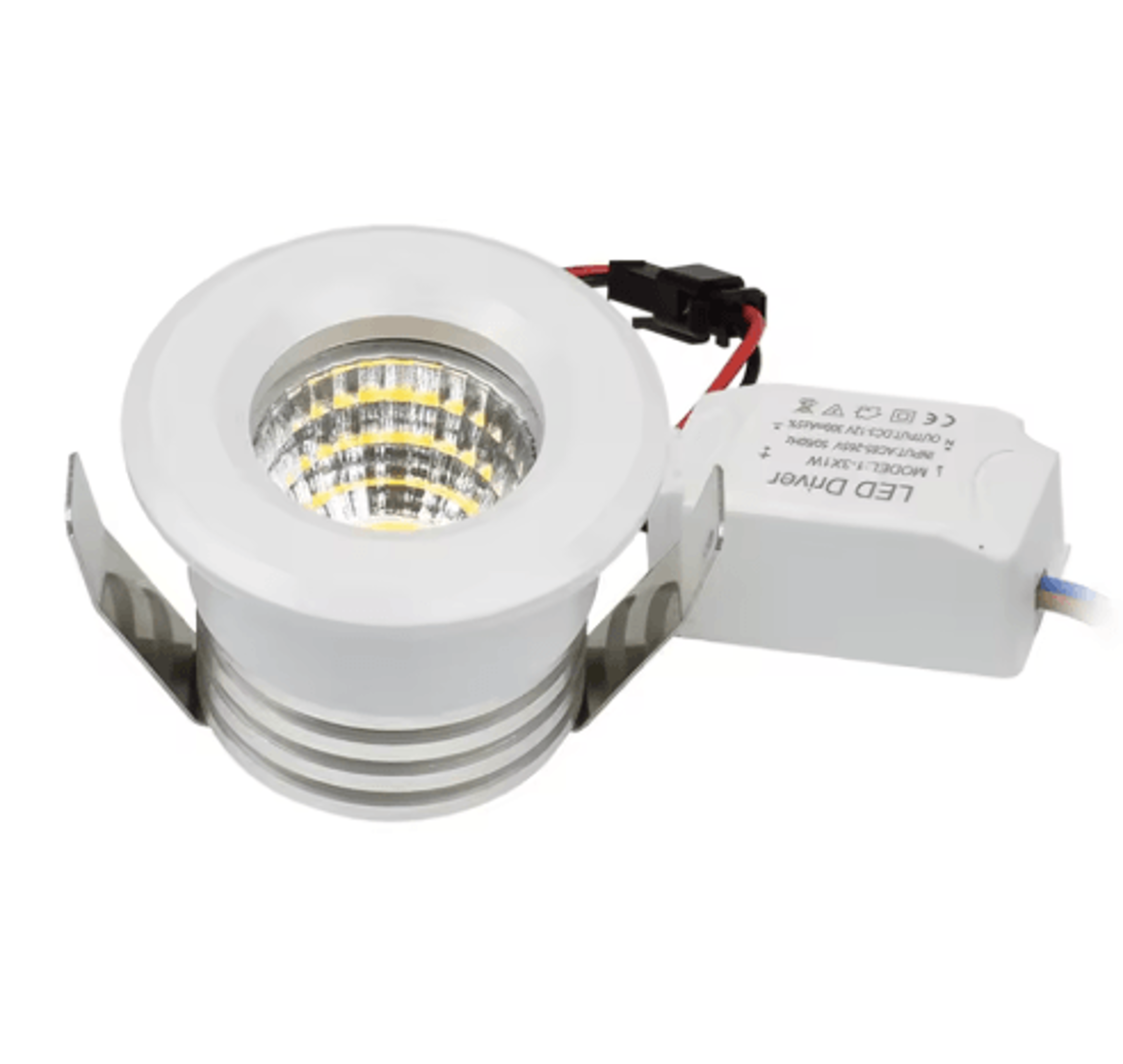 4Pack 3W COB LED Downlights  Dimmable Recessed Ceiling Spotlights 5
