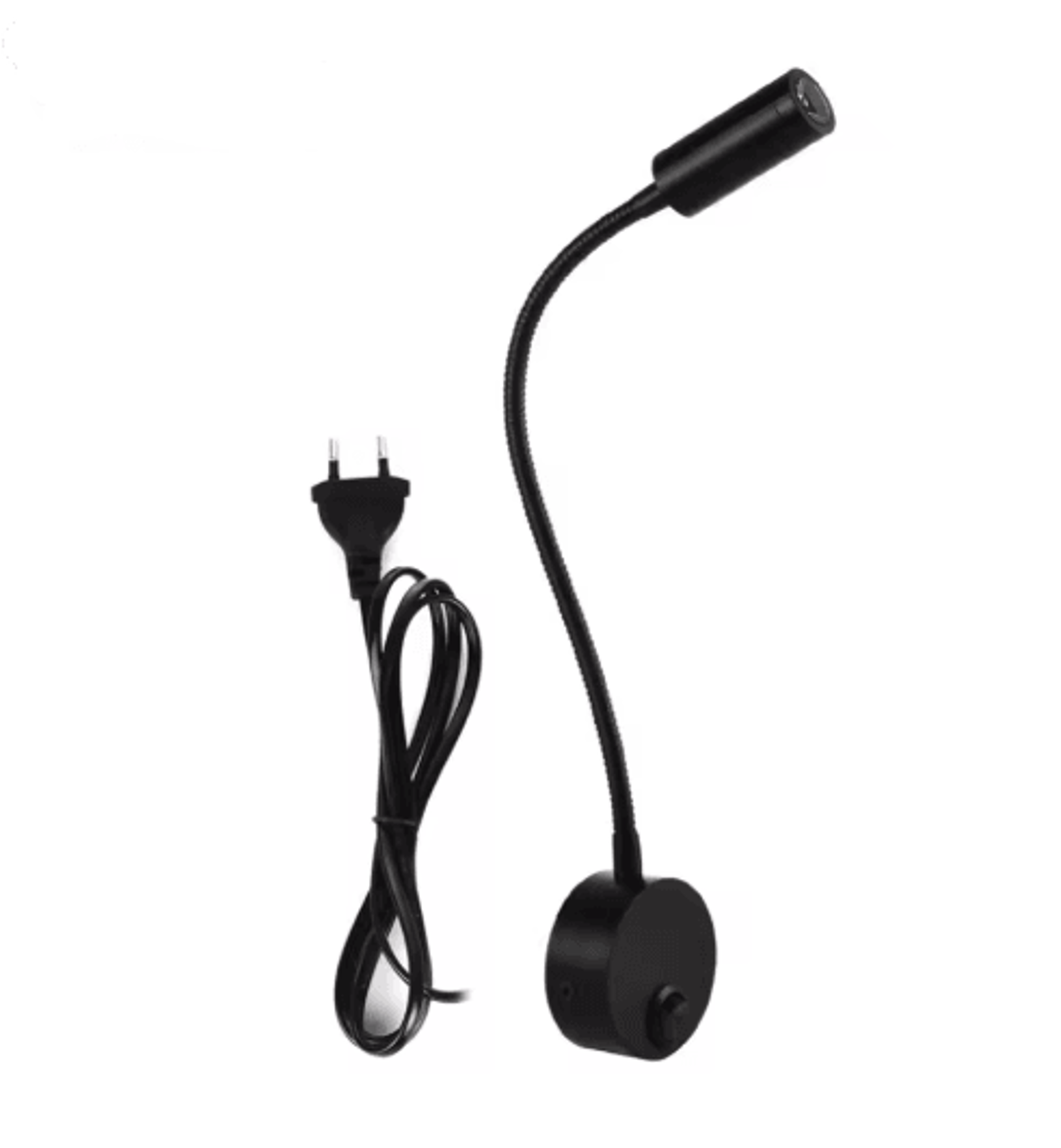 3W LED Wall Reading Lamp  360 Adjustable Bedside Light With Knob Switch 9