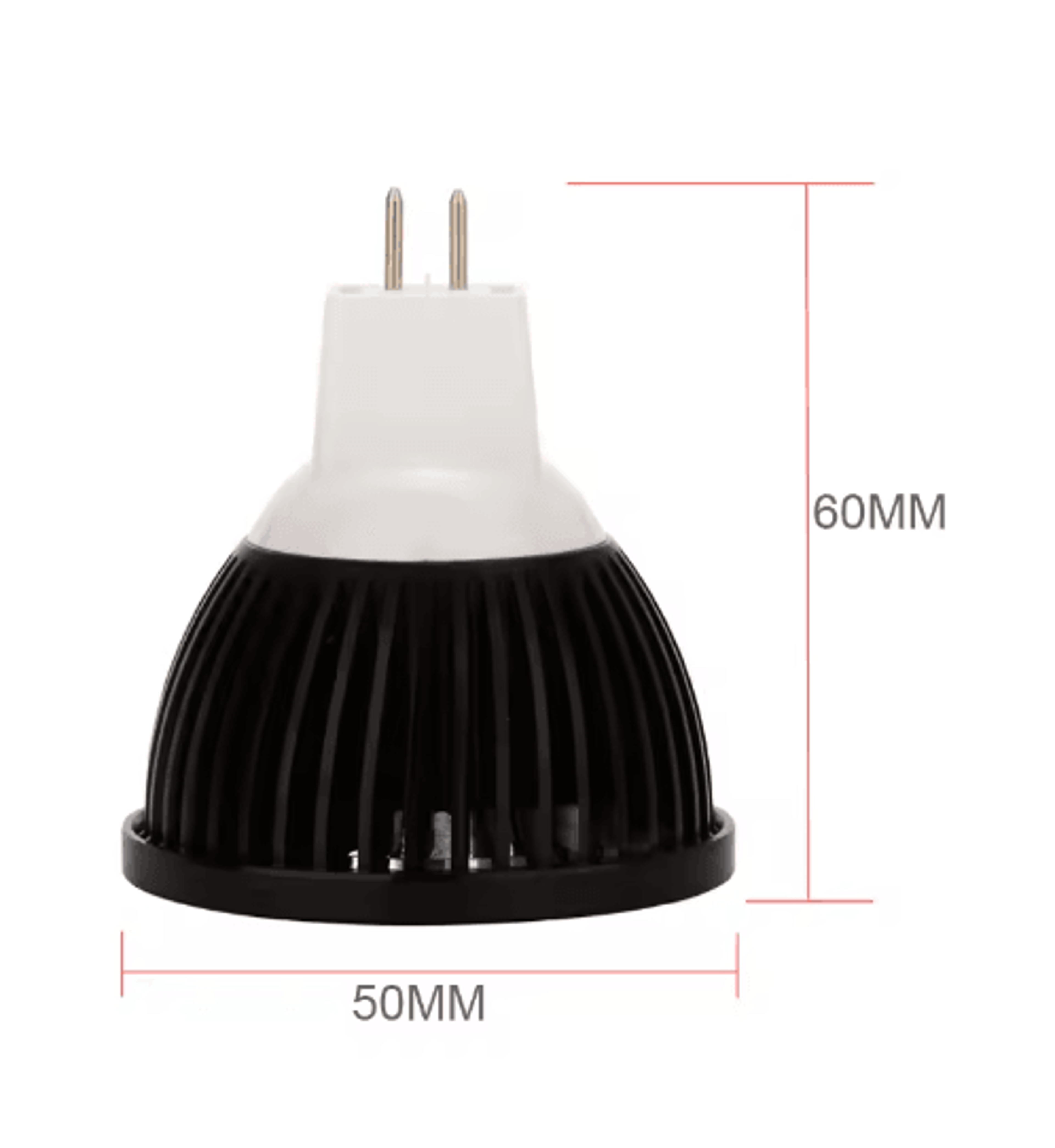 5W COB LED Spotlight Bulb  MR16 GU10 Recessed Downlight Lamp 4