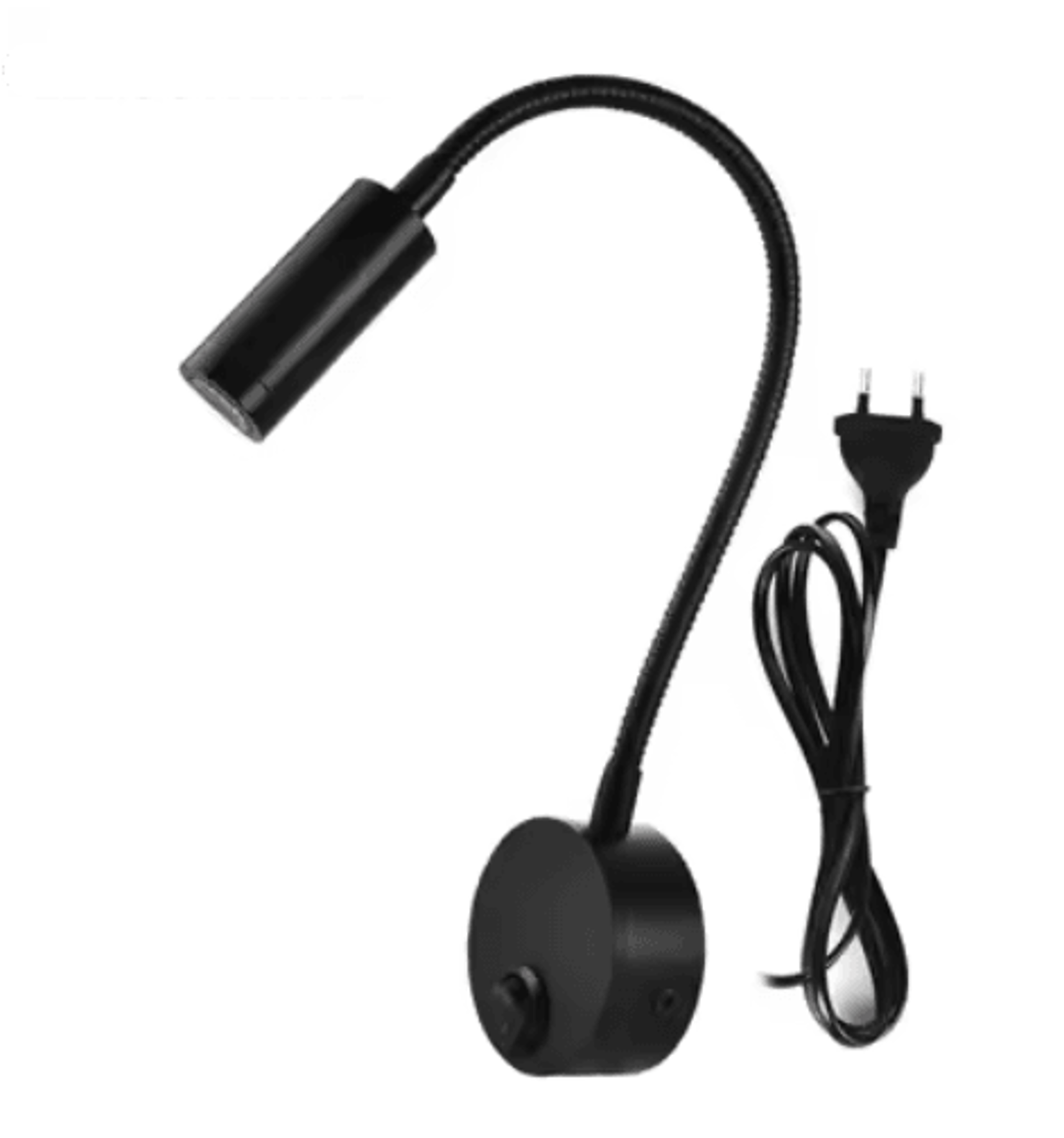 3W LED Wall Reading Lamp  Modern Bedside Spotlight With EU Or US Plug 4