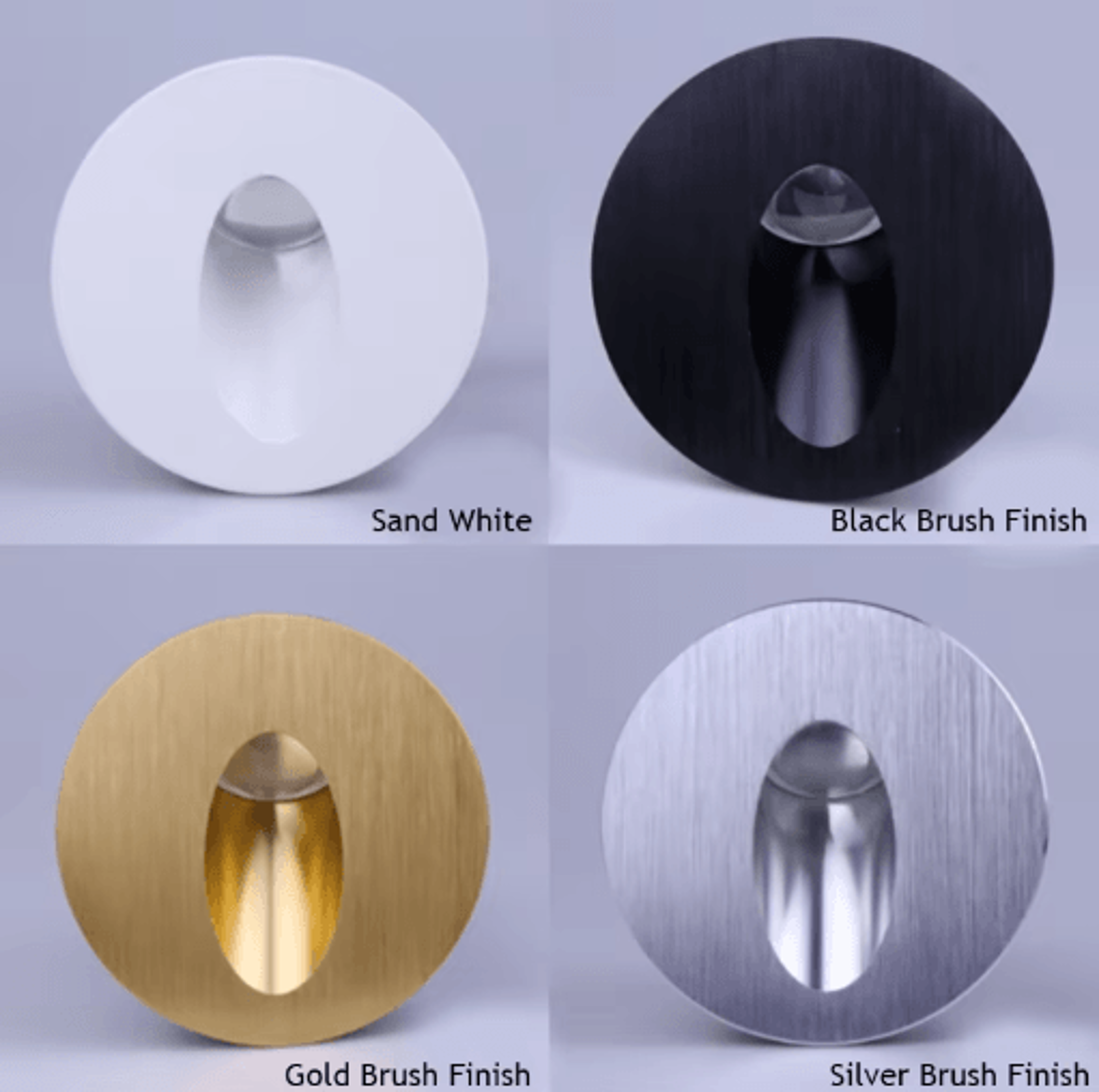 round recessed led wall sconce – stair step night light with mounting box