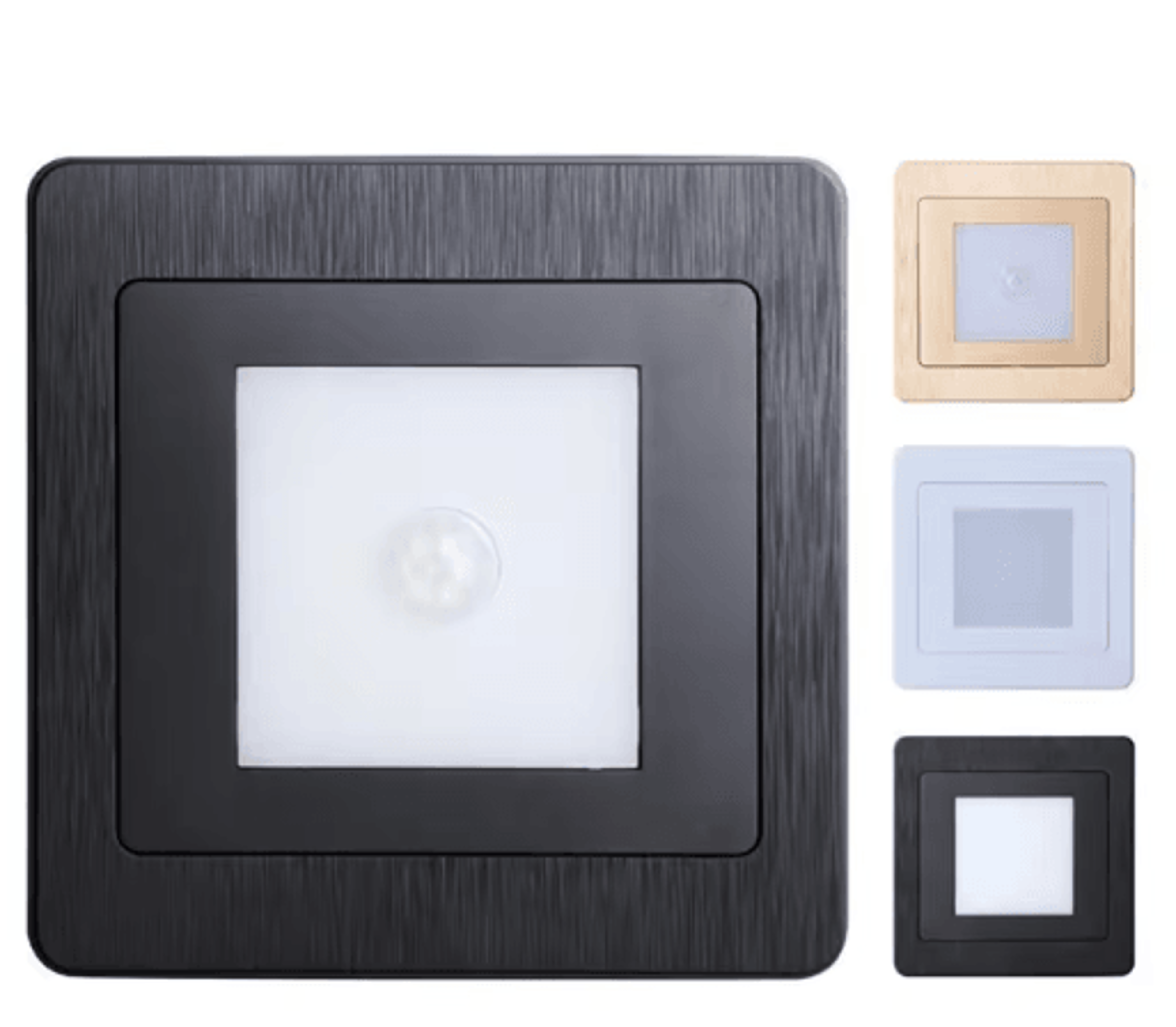 led motion sensor night light – recessed stair wall lamp ac85–285v